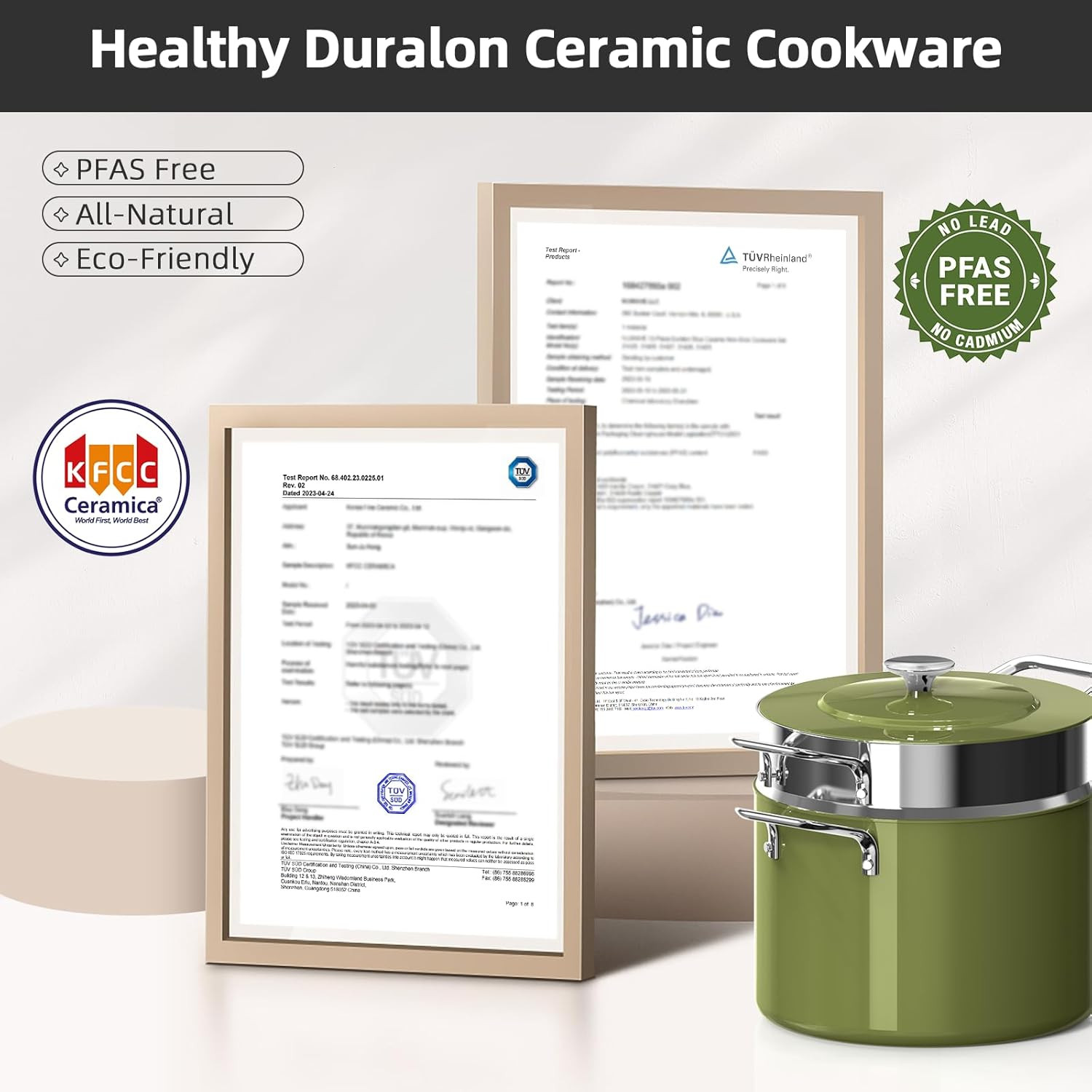 Lux 13Pc Lightweight Cookware Set – Non-Stick, PFAS Free, Induction Ready