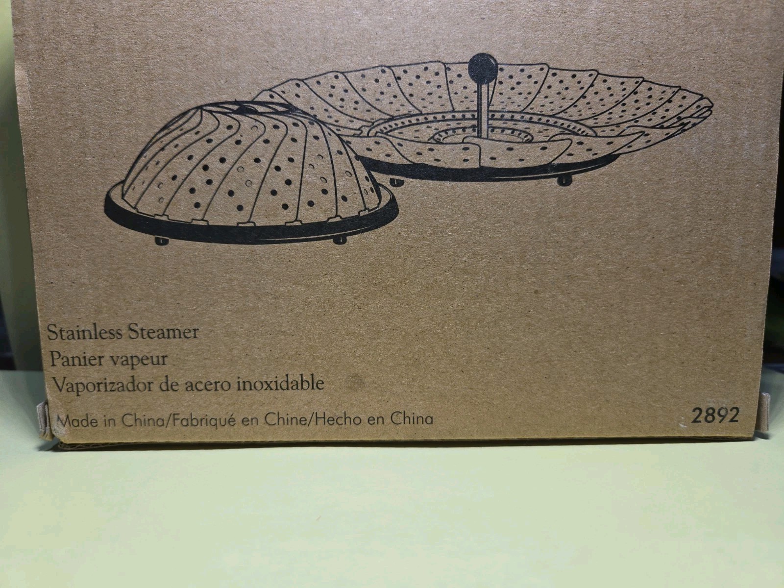 Pampered Chef Stainless Steel Vegetable Steamer #2892 New In Box