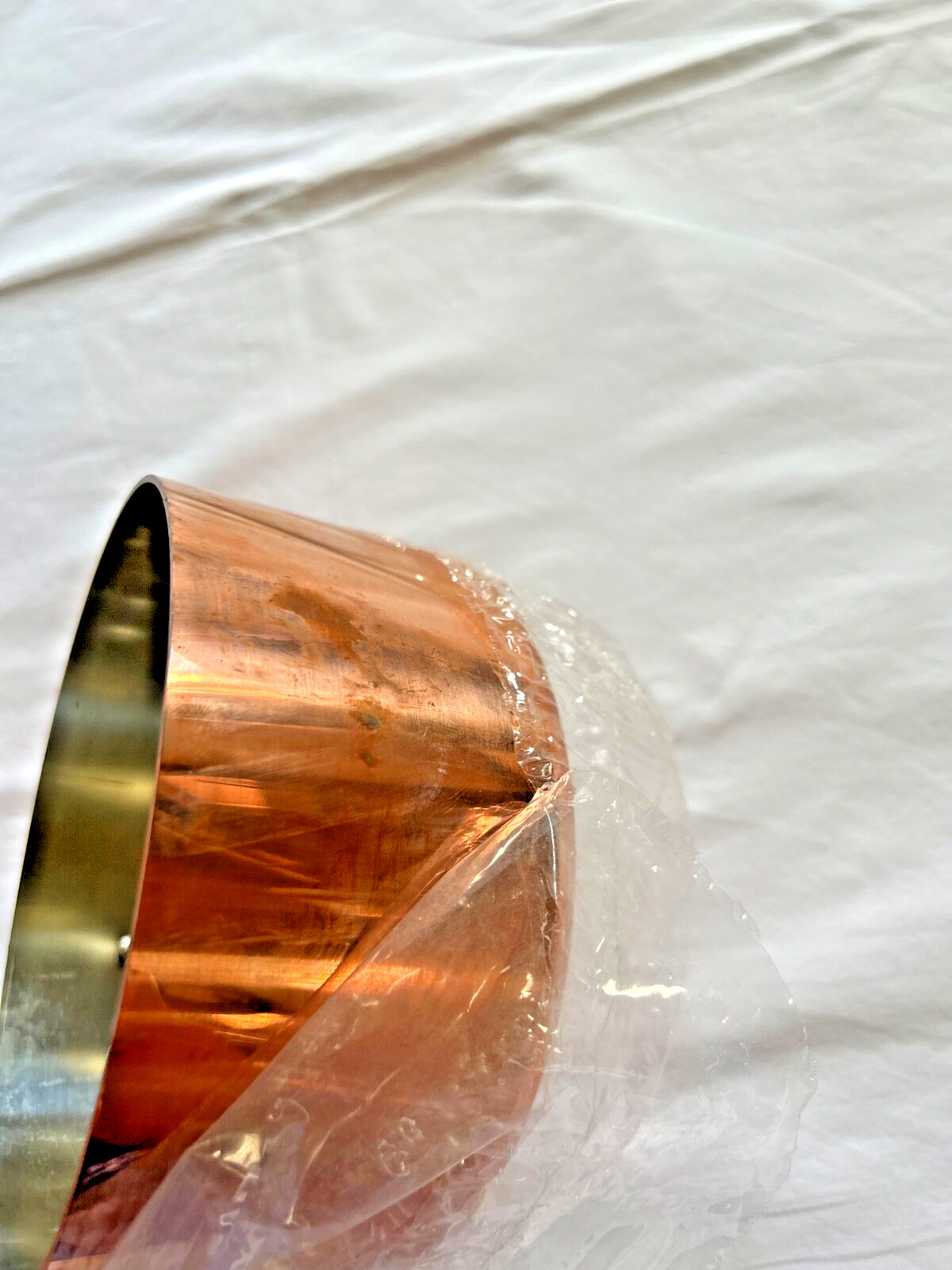 BAUMALU 2 mm Copper Smooth Saute Pan 1.75 qt Alsace France New