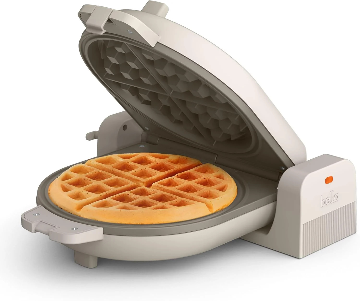 bella Flip-n-Store Waffle Maker with EverGood™ Ceramic Nonstick Coating, Fits-an