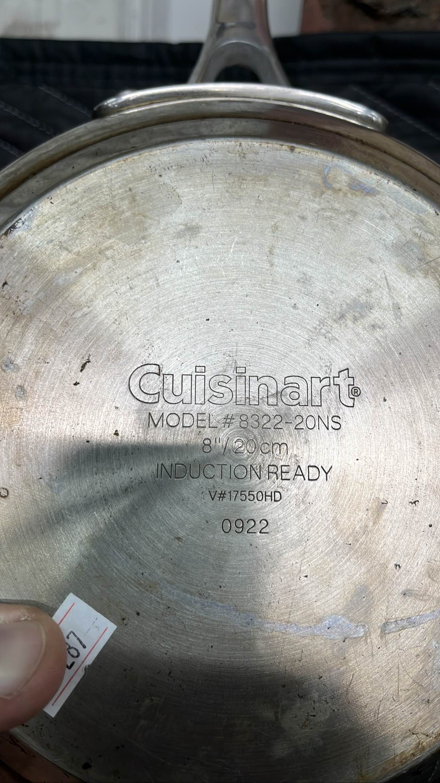 Cuisinart 8322-20NS 8″ 20cm Stainless Steel Skillet Fry Pan Induction Ready