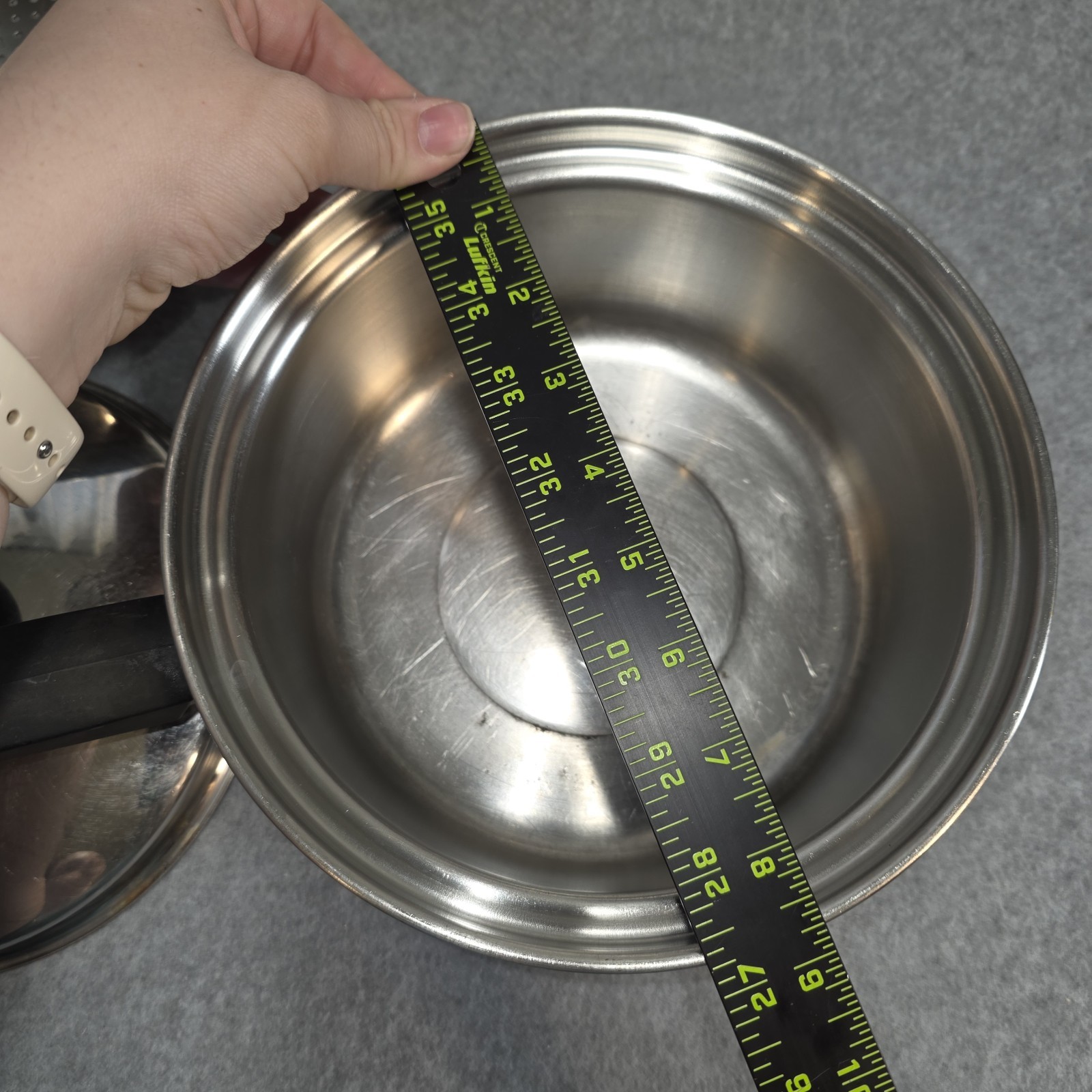 Seal-O-Matic Thermium Multi-Plex Stainless Steel Sauce Pan W/ Steamer & Lid 8.5″