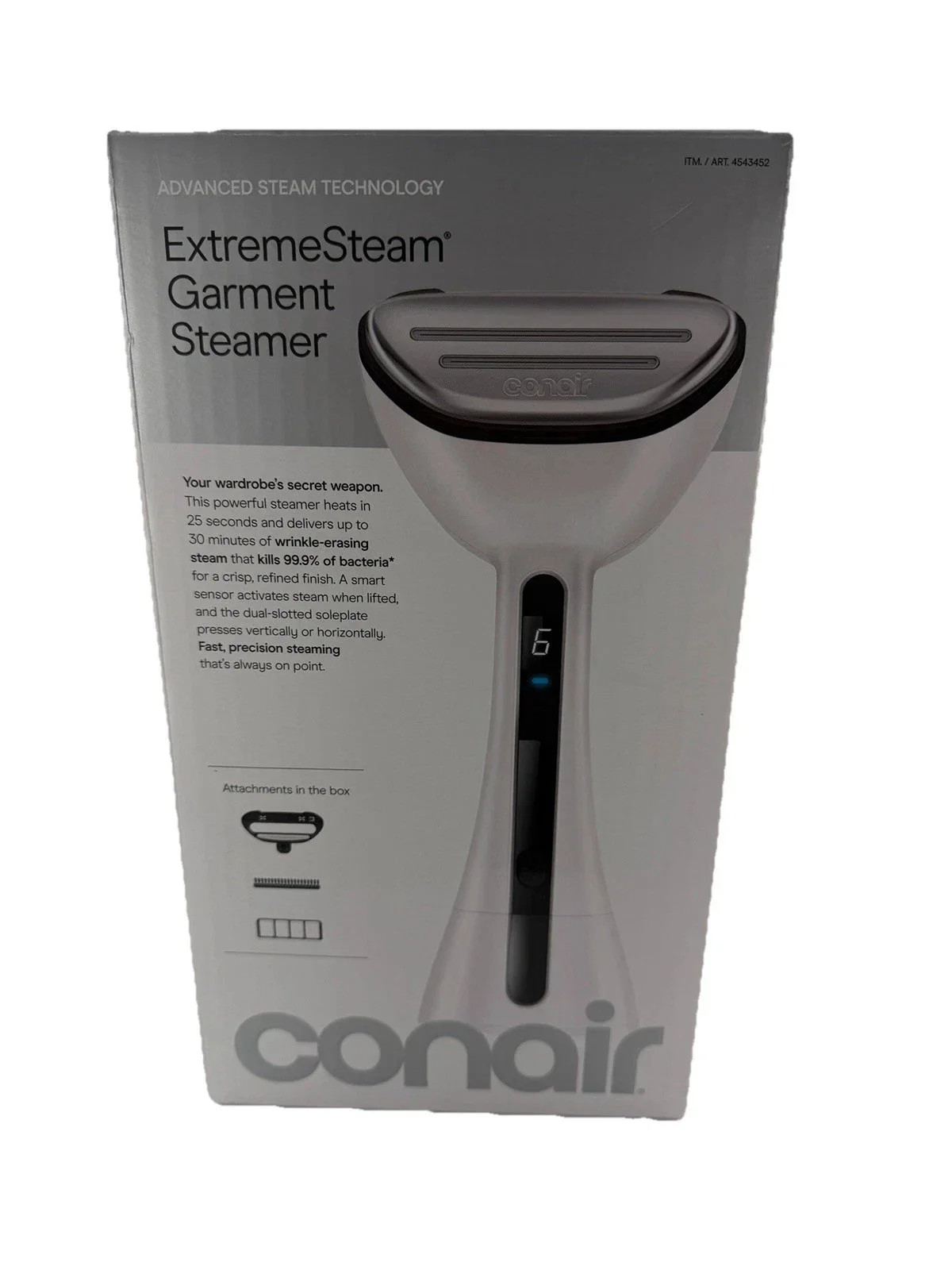 Conair ExtremeSteam Garment Steamer Handheld Fabric Clothes Wrinkle Remover