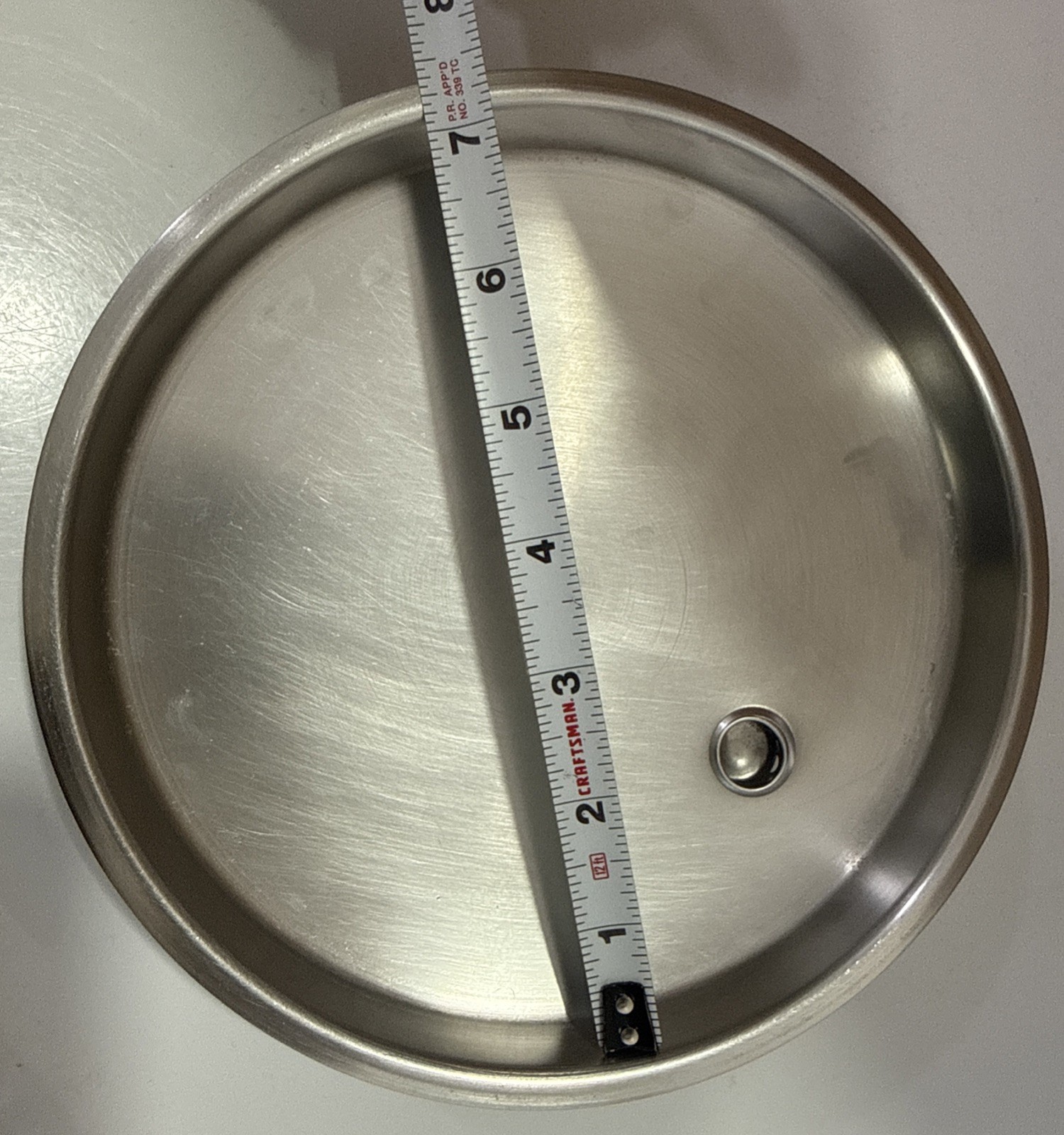 Saladmaster Vapo Lid 7 5/8” Stainless Steel Replacement Lid READ