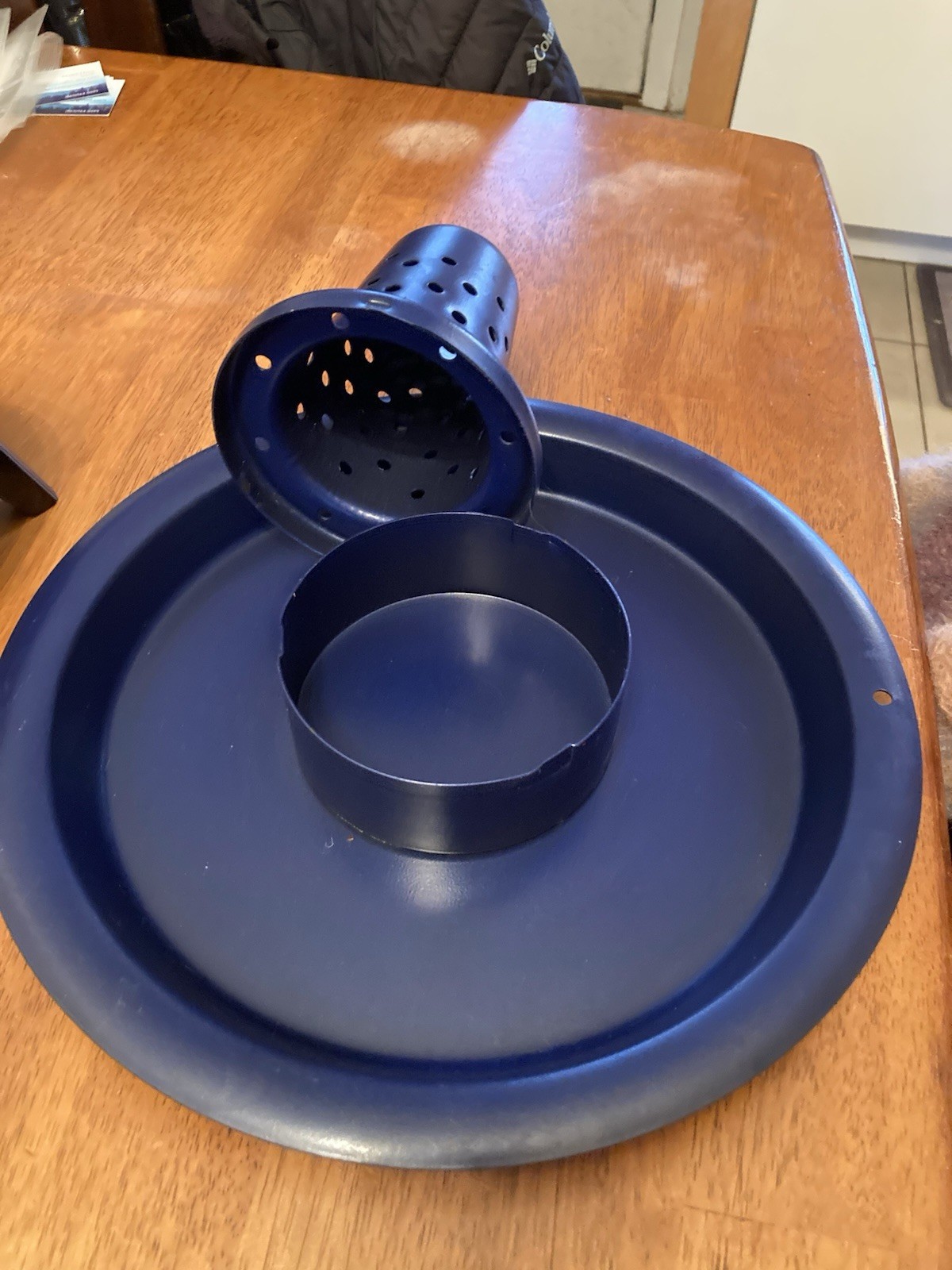 Chicken Roaster Chefologist Nonstick Cookware Rapid Poultry Blue