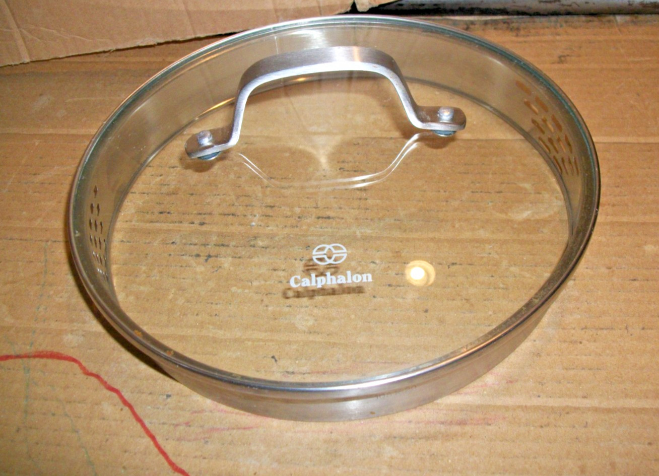 Calphalon Replacement Glass Strainer Lid For Pot/Pan 8.5″ Inside 9 1/4″ Outside