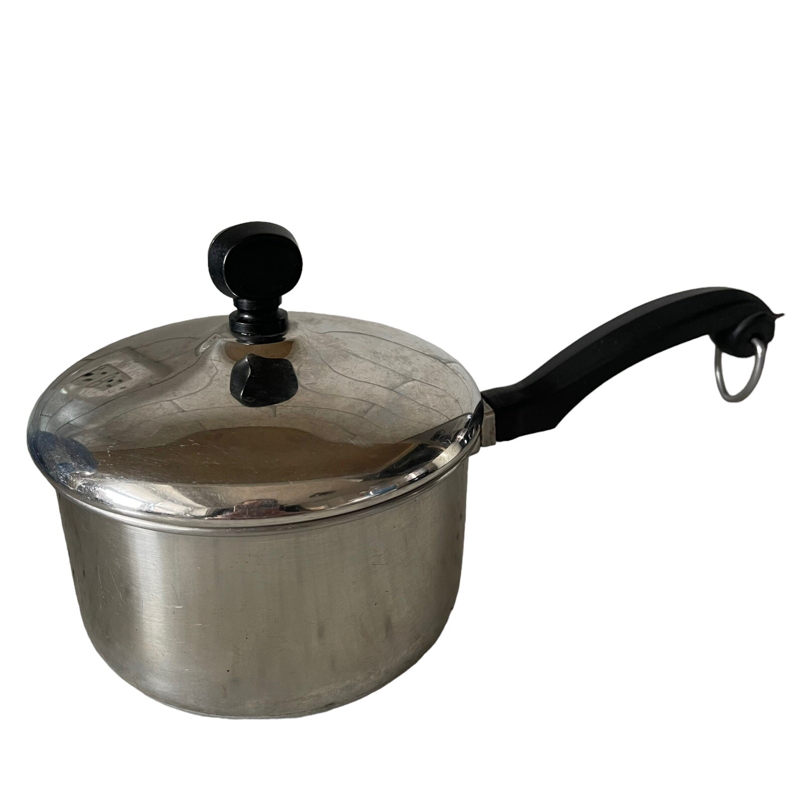Farberware Stainless Steel Aluminum Clad 1 Qt Saucepan Pot Pan Handle with Lid