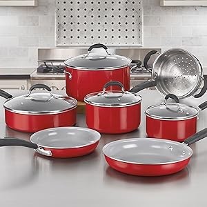 MCP66-28N MultiClad Pro Stainless 12-Quart Skillet, Stockpot w/Cover
