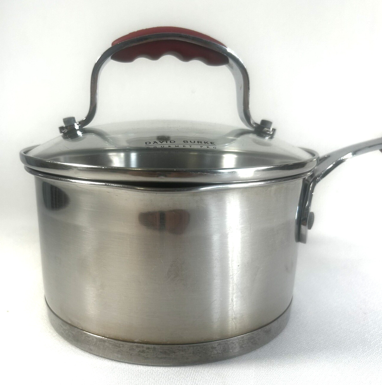 David Burke Gourmet Pro EZ Strain Commercial Grade 1.75 qt Saucepan