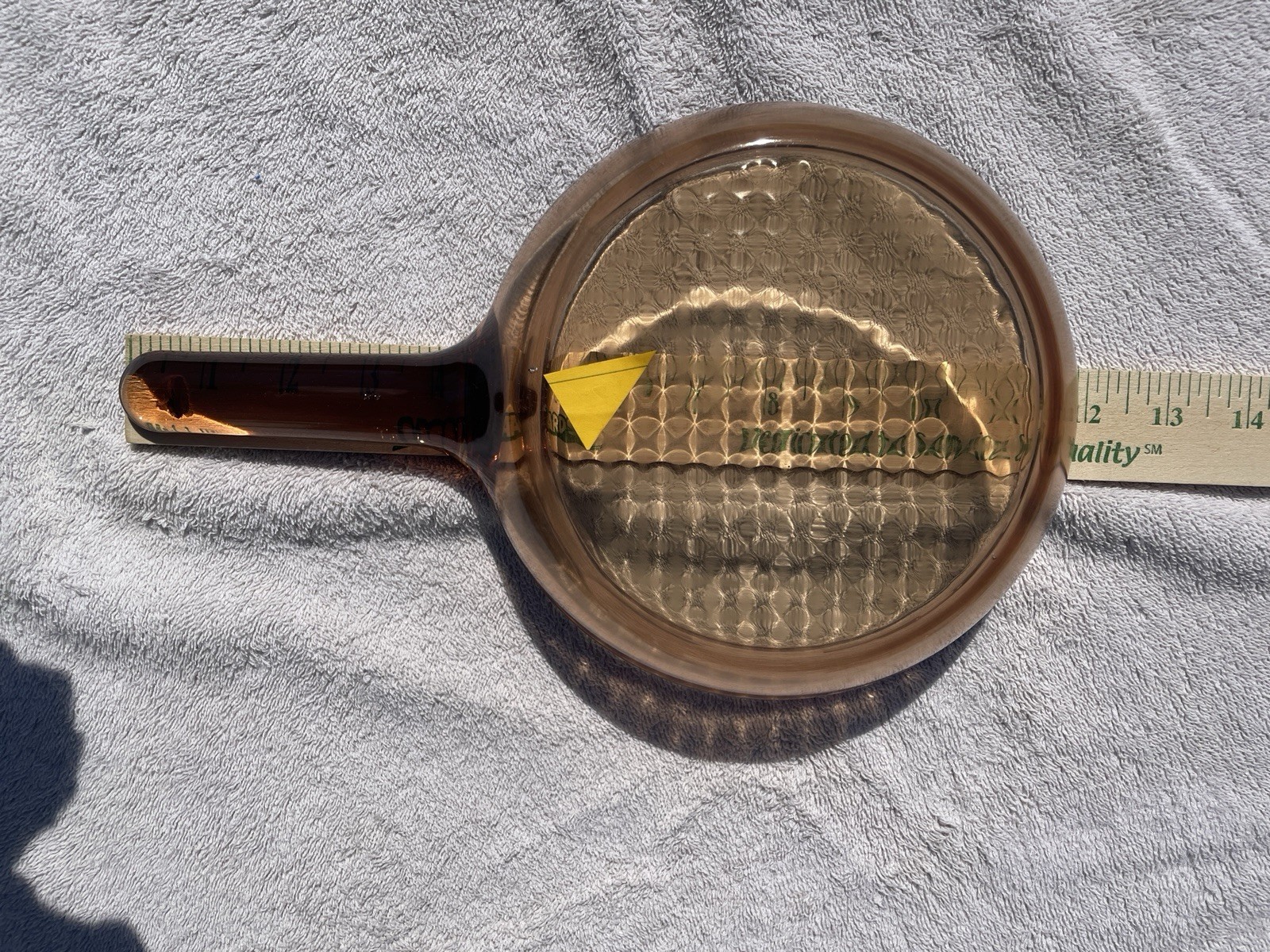 VISION by Corning Glass Frying Pan Set Brown Round Transparent 10″ & 7″