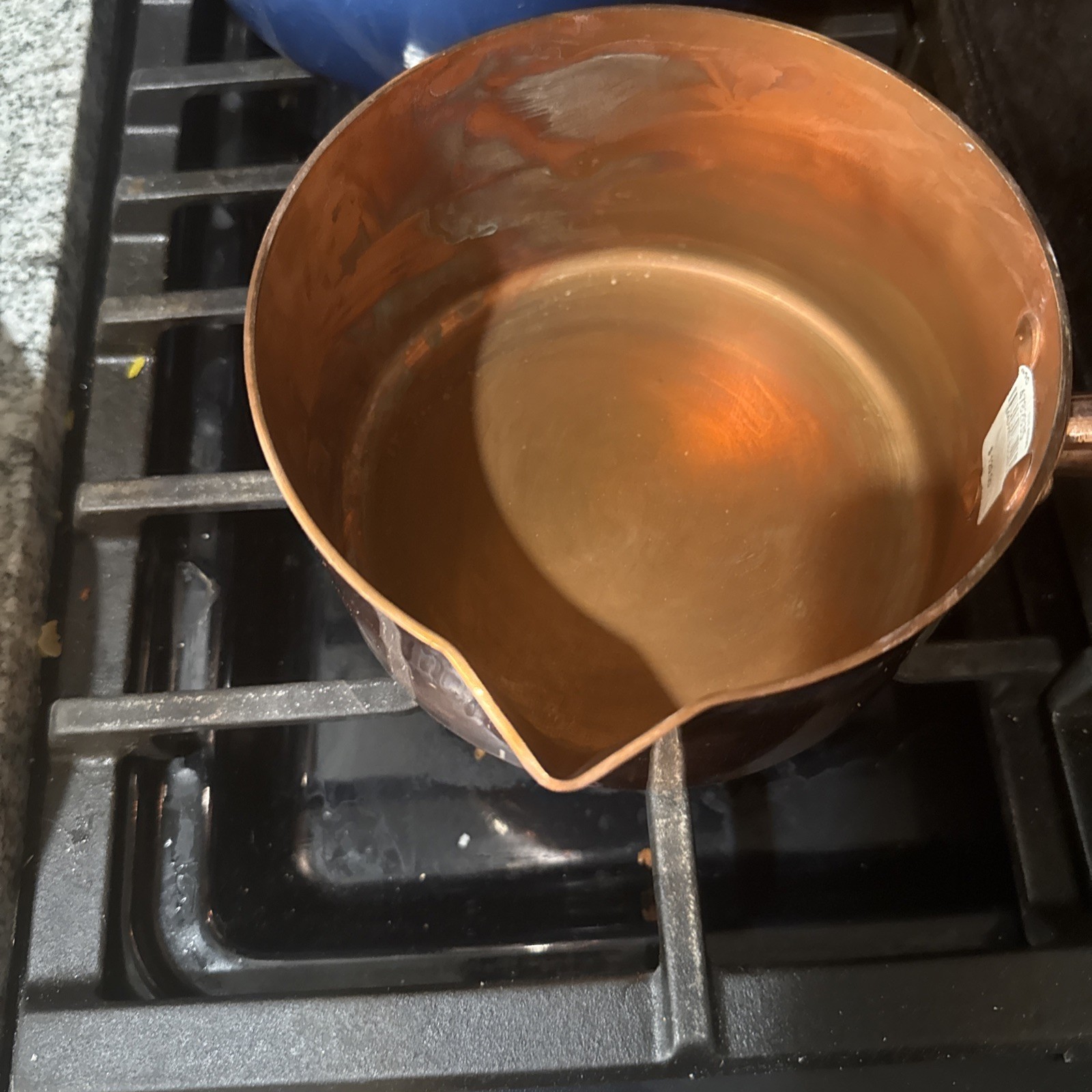 Mauviel Saucepan w/ Lid 6×7 “ With Spout Beautiful! Look