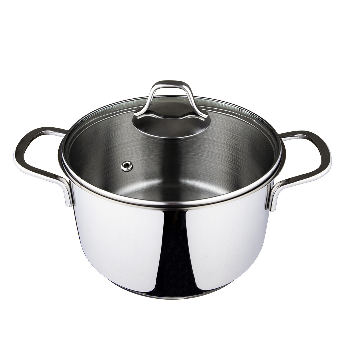 Serenk Modernist Stock Pot, 2.64 Quarts Cooking Pot, Stainless Steel Cookware