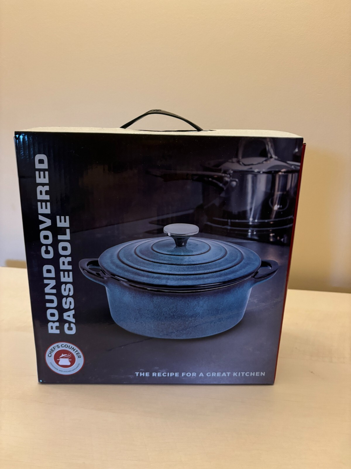 Chef’s Counter Round Covered Casserole