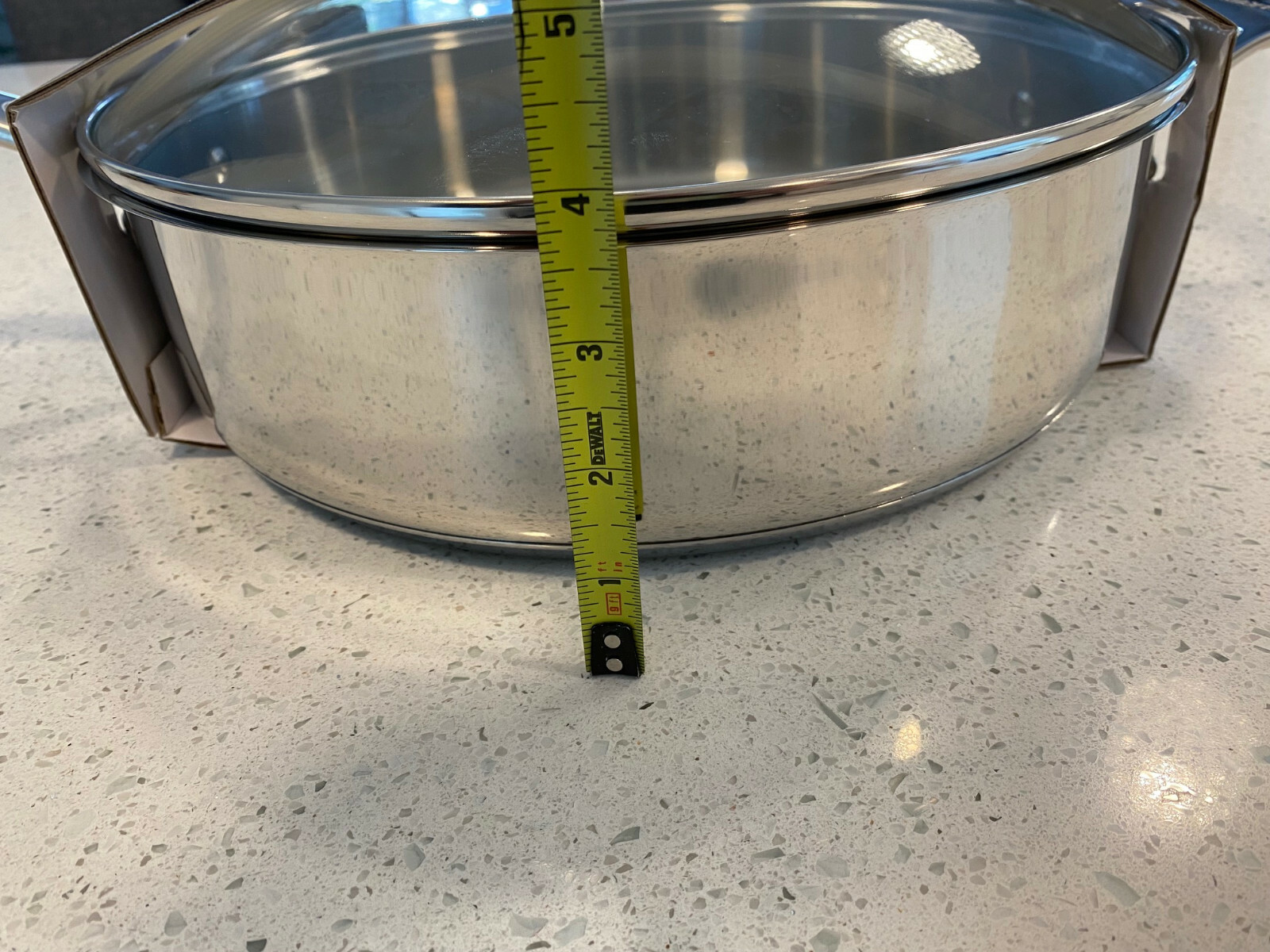 NEW Cuisinart Classic 5.5 Quart Saute Pan with Helper handle & cover 8333-30 Sil