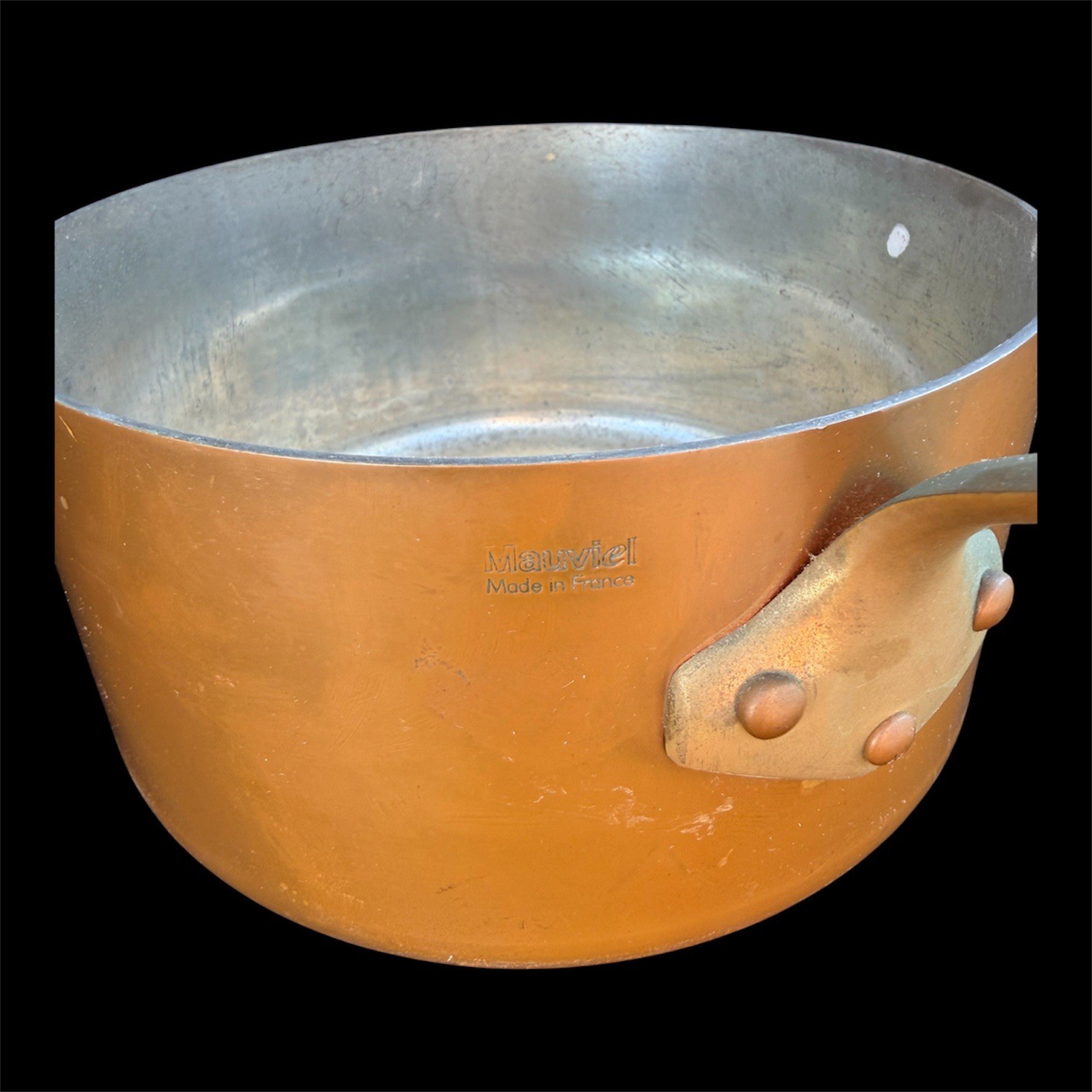 Set of 6 Genuine Mauviel 1830 Copper Cookware Pieces Made in France