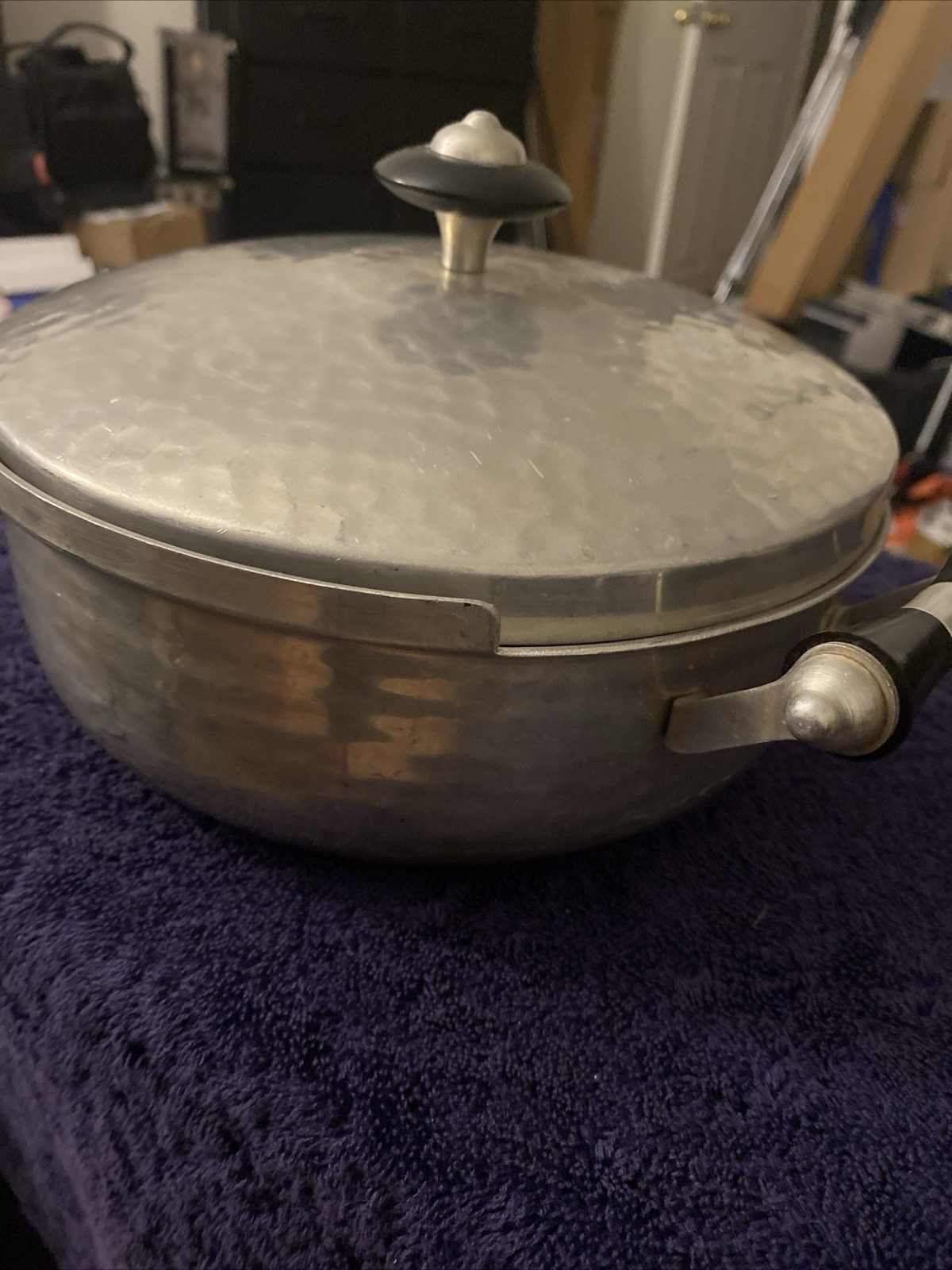 2qt Hammered Aluminum Vented Pot MMM Spain