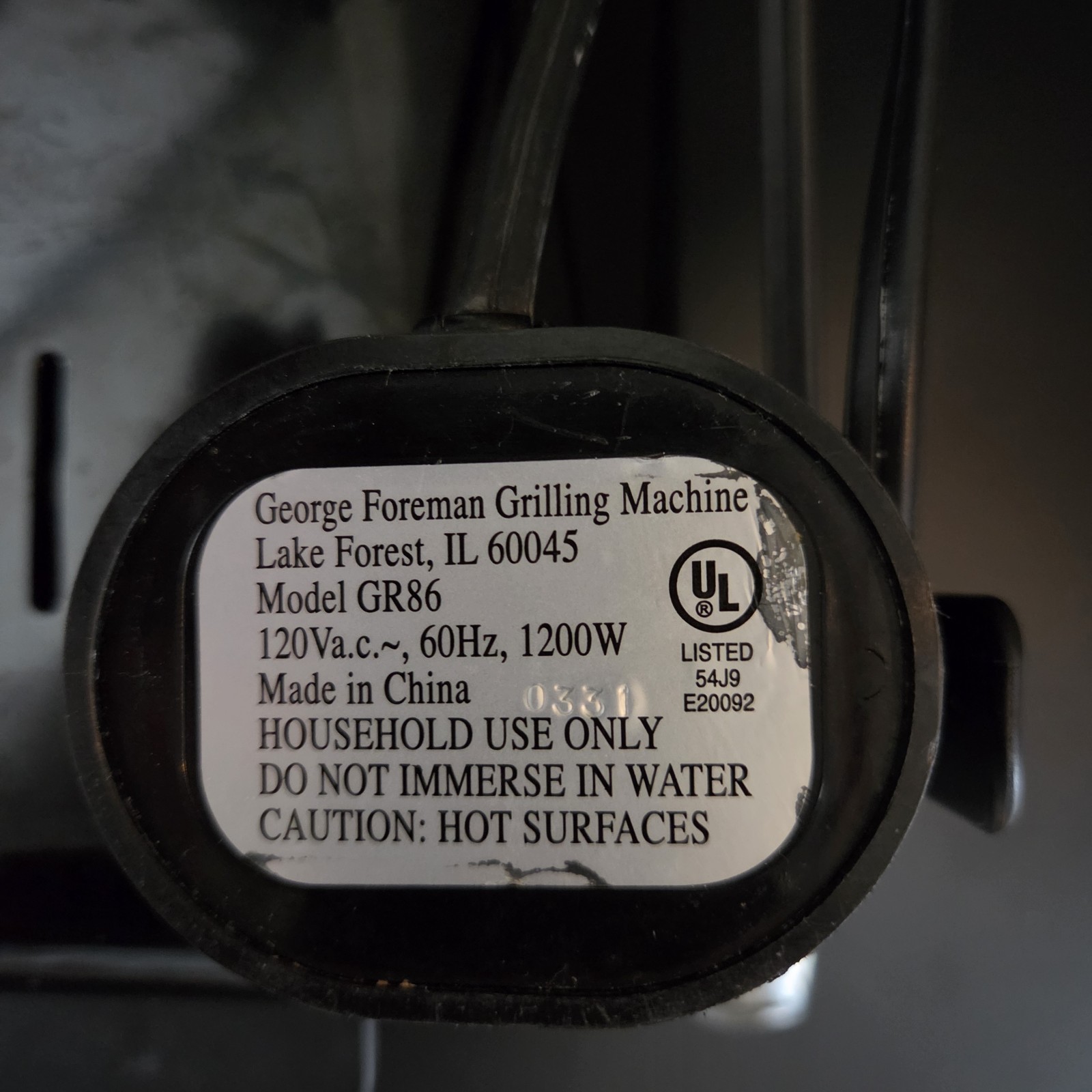 George Foreman Lean Mean Grilling Machine GR86 Drip Tray & Cleaning Tool