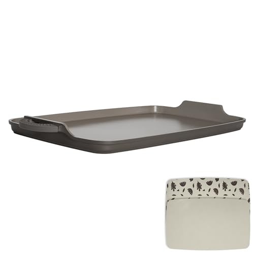 Goodful All-in-One Double Burner Griddle, Ceramic Nonstick, Durable Cast Aluminu