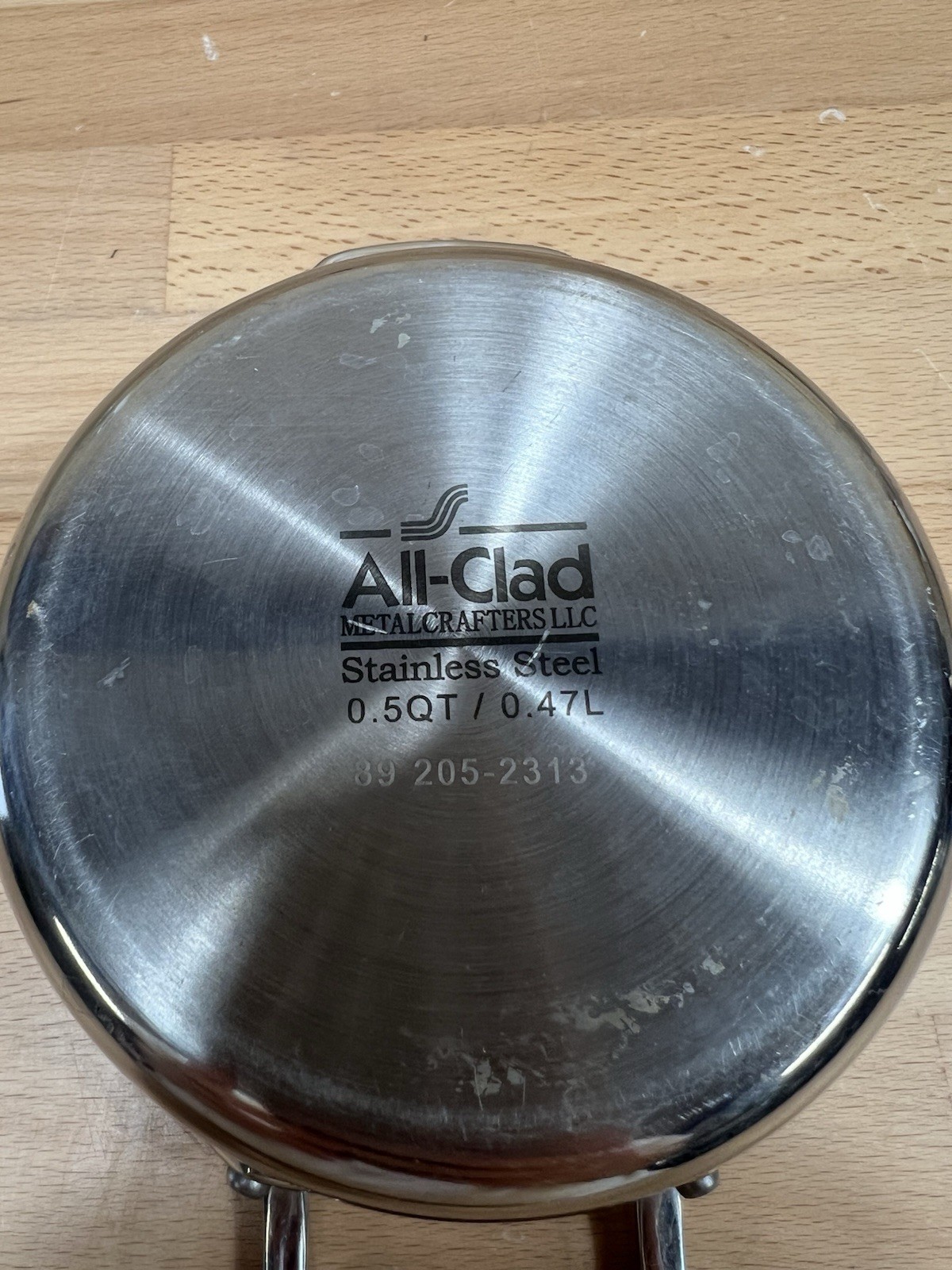 All-Clad Stainless Steel 0.5 qt Mini Cocotte Saucepan No Lid