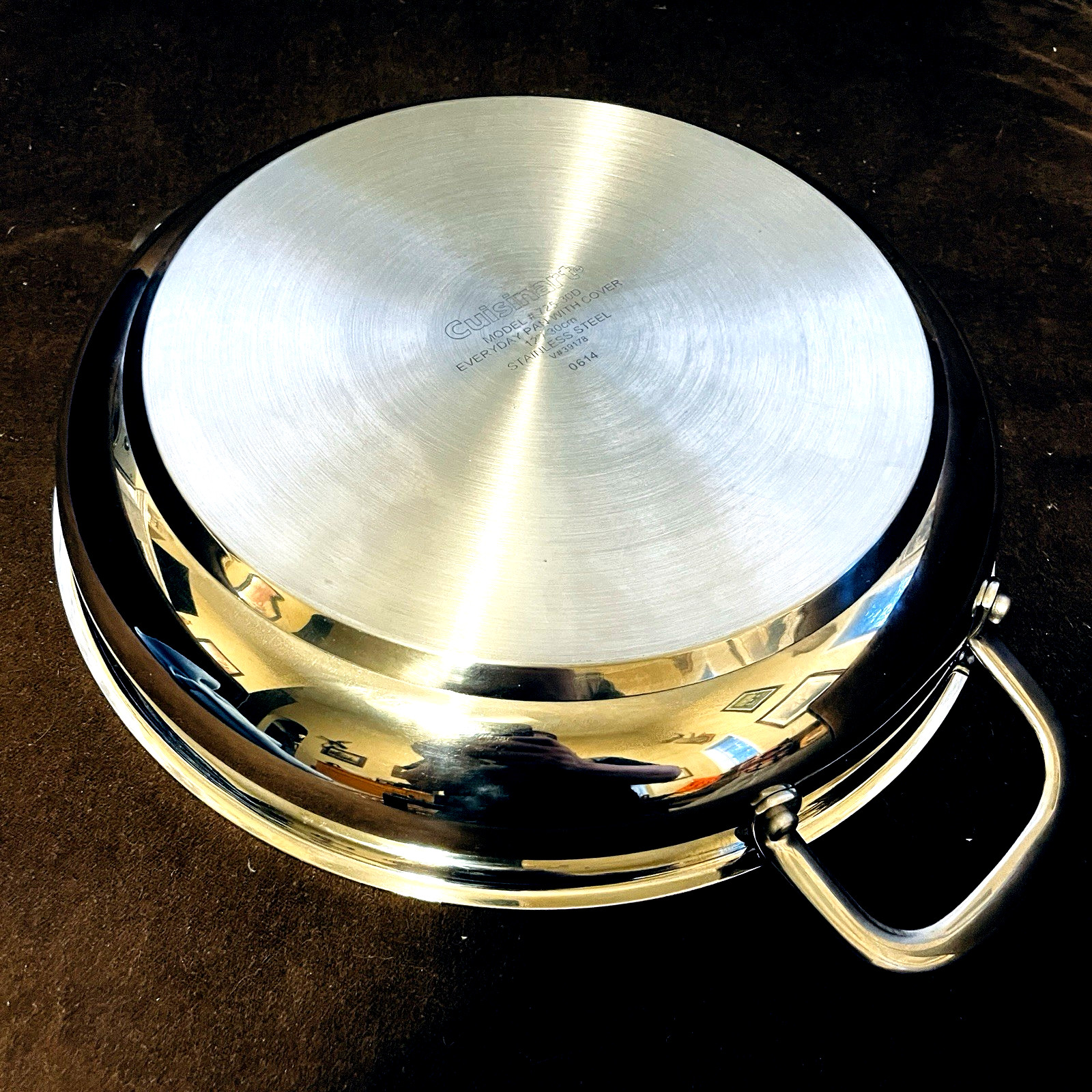 NEW Cuisinart 12″ Everyday Pan with Dome Lid Model 725-30D, Stainless Steel
