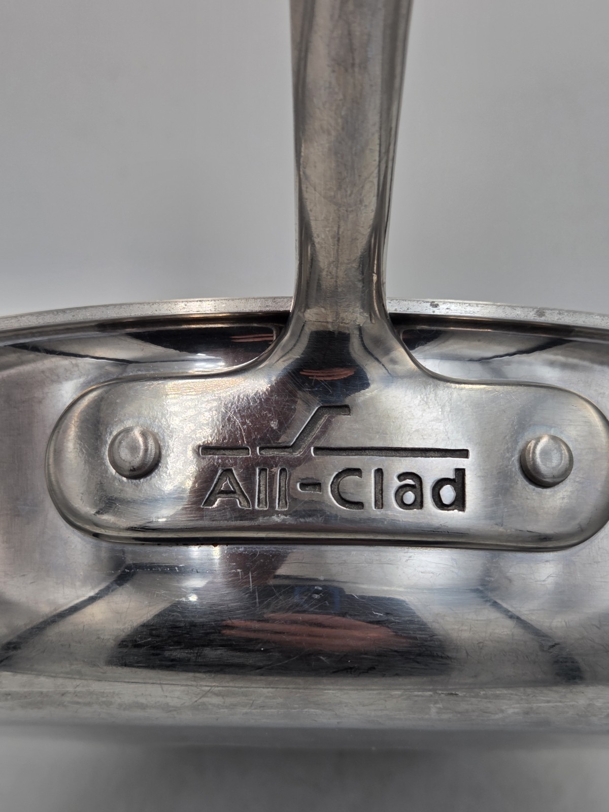 Lot Of 2 ALL CLAD Stainless Steel Saute Fry Pans 8″ and 11″ Very Nice U.S.A