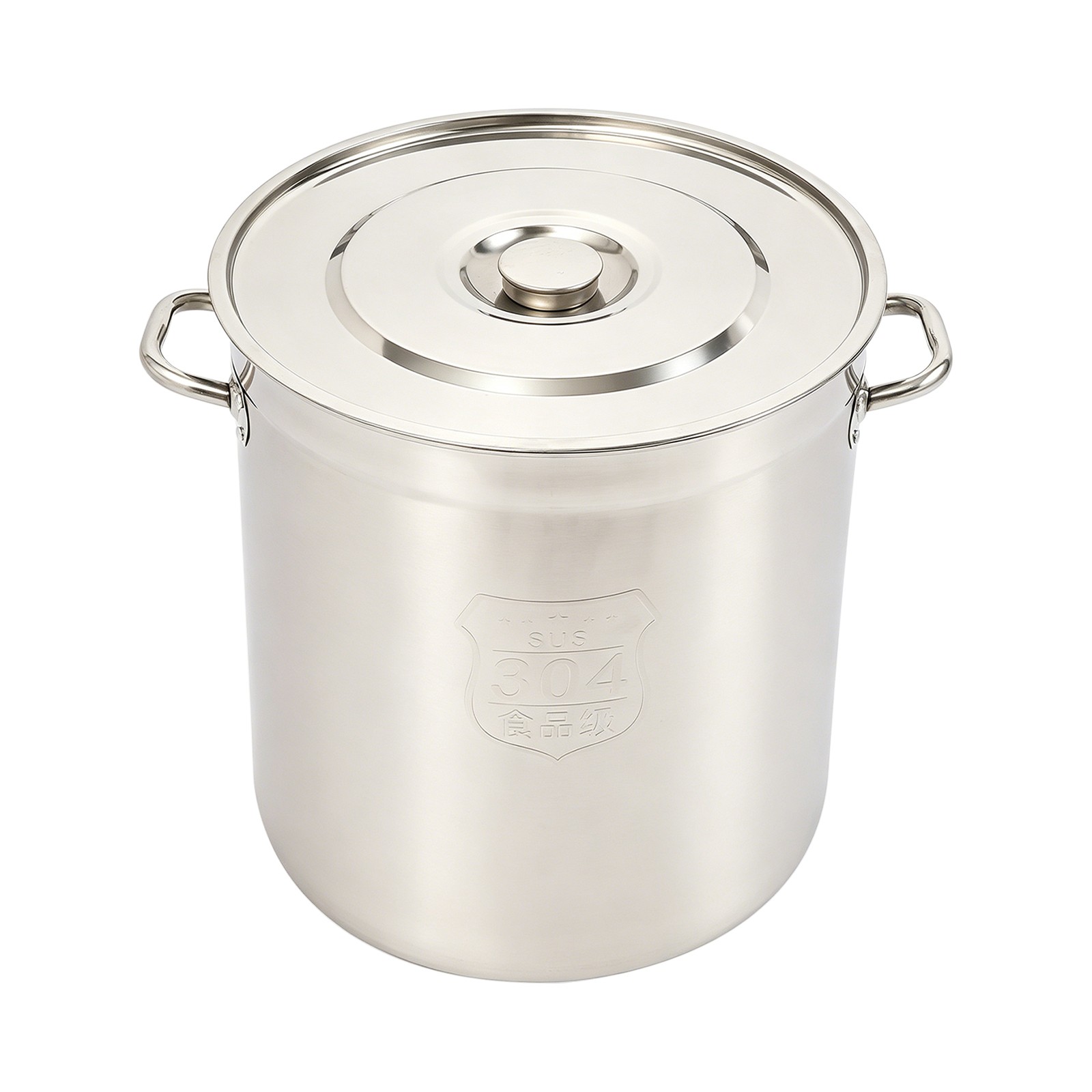 48L Stainless Steel Pot Large Cooking Pot with Lid Stainless Steel Soup Pot