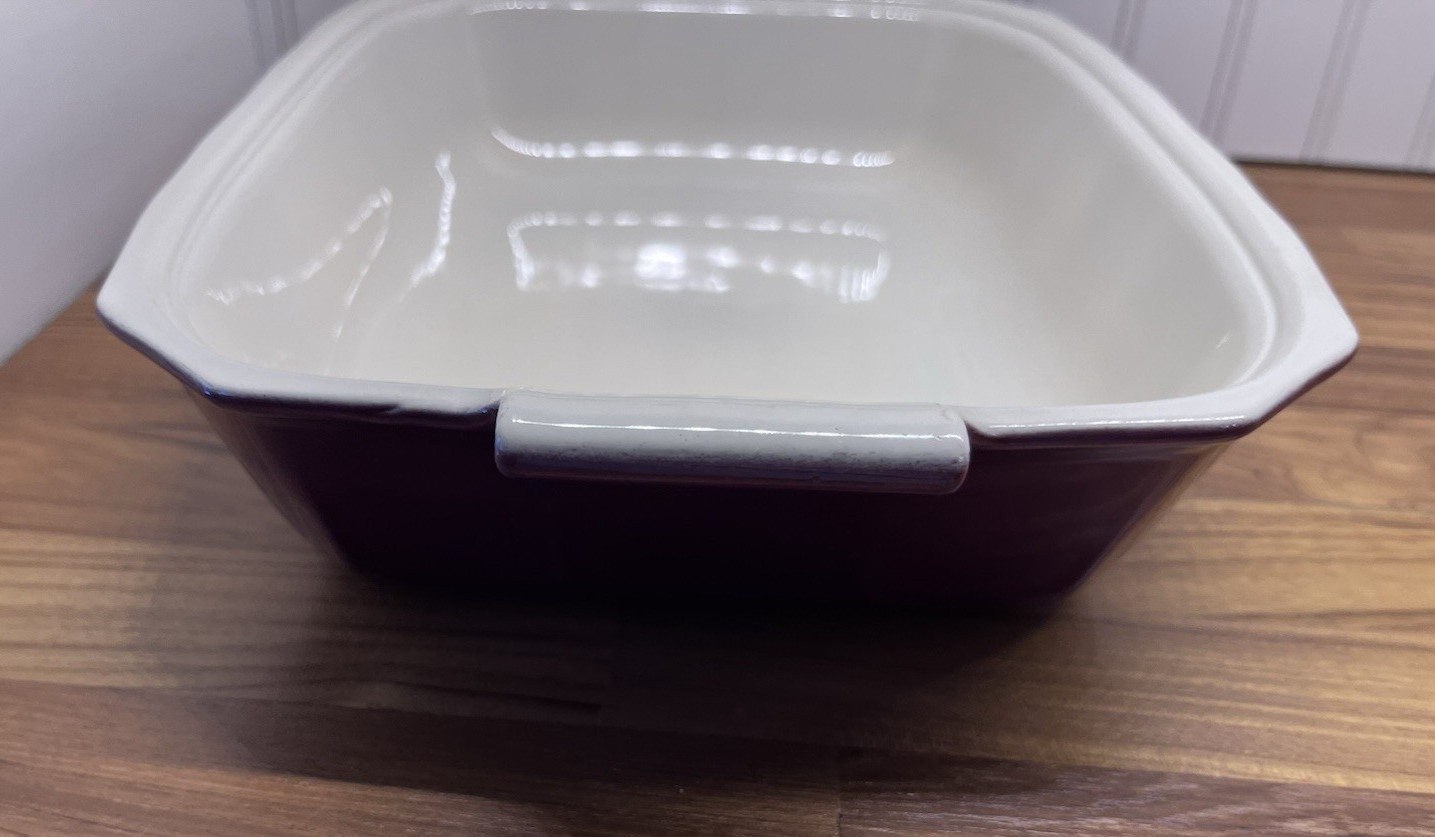 Emile Henry Williams Sonoma Cranberry 8×10 Baking Dish Casserole 96.70 France