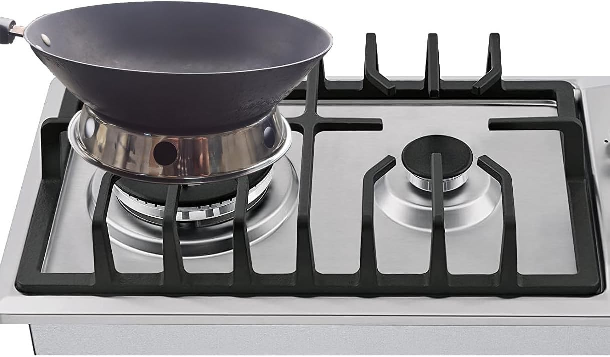 Durable Stainless Steel Wok Stand for Round-Bottom Woks – 7.7 in Top Diameter