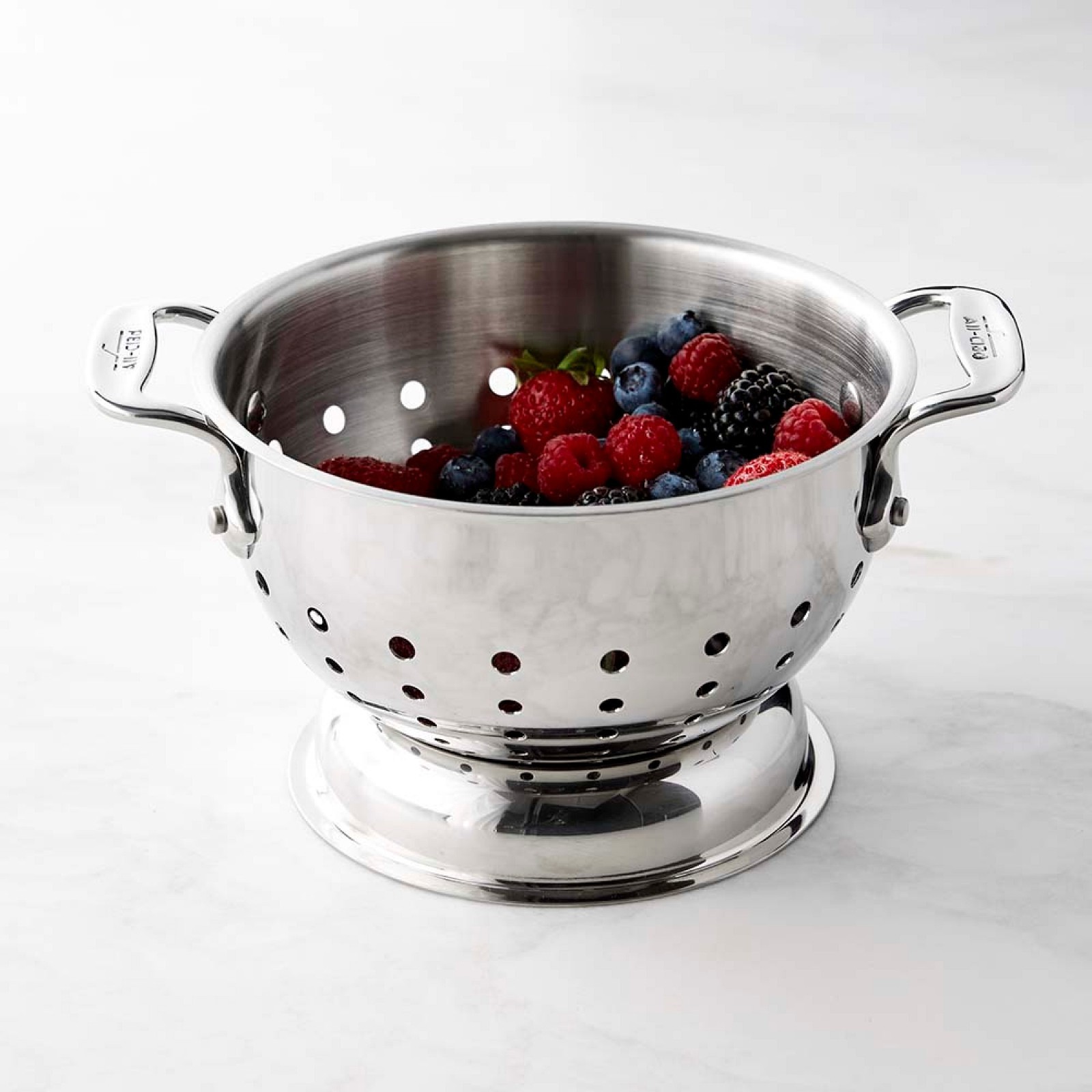 All-Clad Stainless-Steel Colanders, Size 1 1/2-Qt.