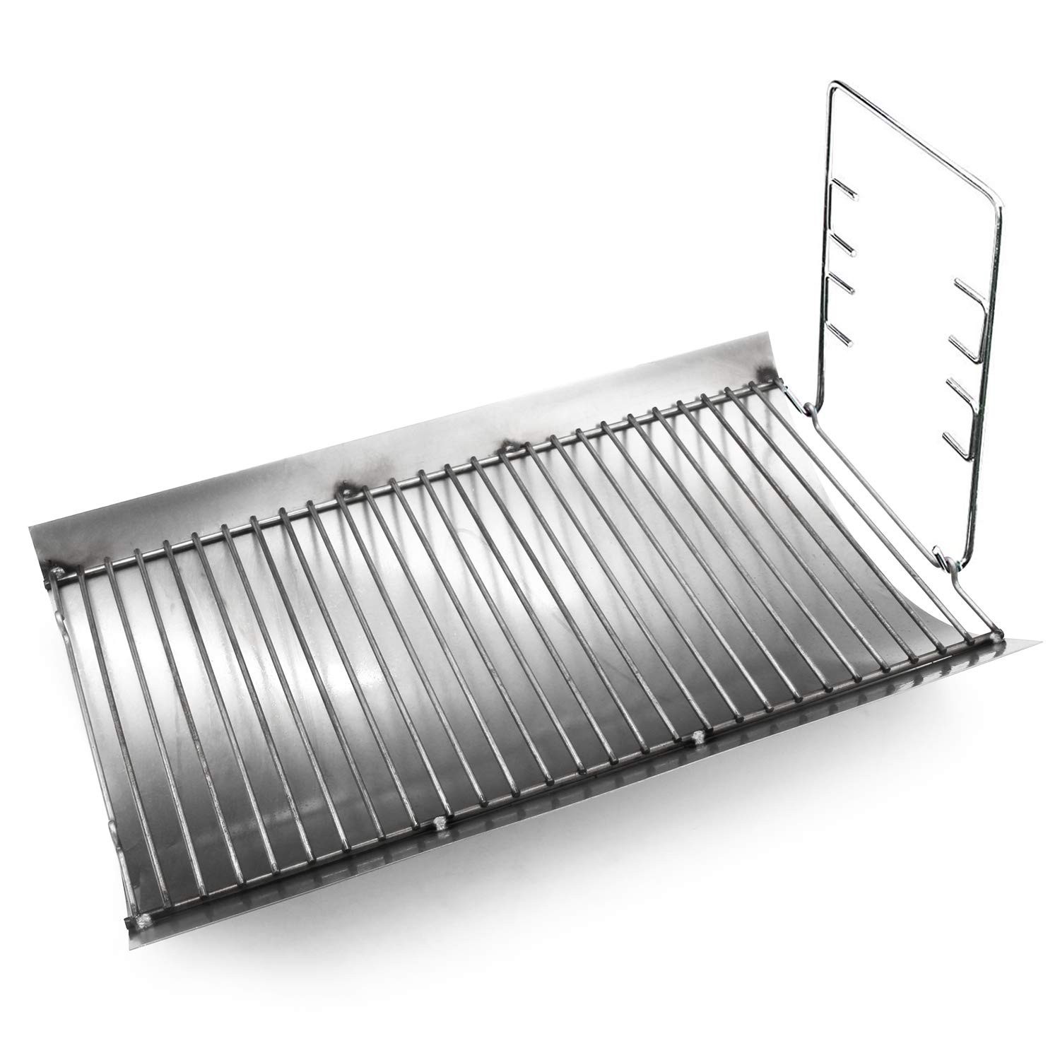 20″ Ash Drip Pan for Charcoal Grills, Replacement Parts with 2 Fire Grate Hanger
