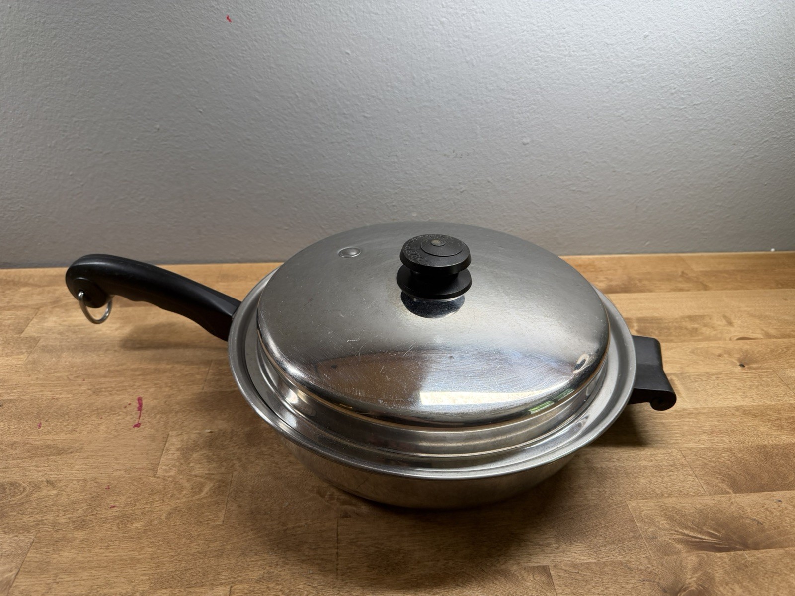 Vintage Saladmaster 11” Skillet Sautee Fry Pan TP304S w/ Vented Vapo Lid Dallas