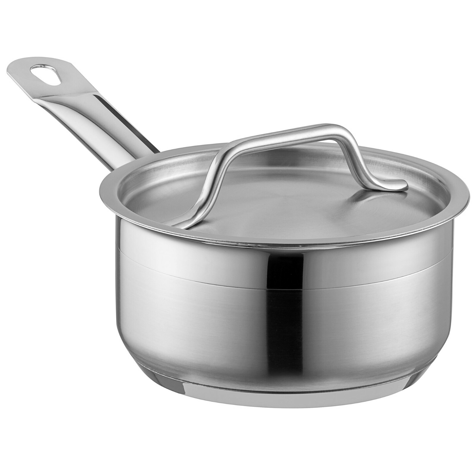 Wholesale lot of 12 VIGOR 1 quart Stainless Steel Sauce Pans w/ Lids