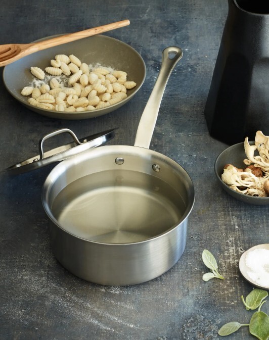 NWOT QUINCE 5 PLY STAINLESS STEEL 2 QUART SAUCEPAN SAUCE PAN POT COOKWARE