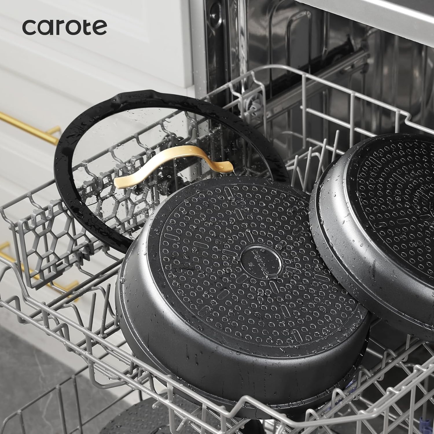 Non Stick Pots and Pans Set 20pcs Induction Oven Safe Dishwasher Safe Kitchen