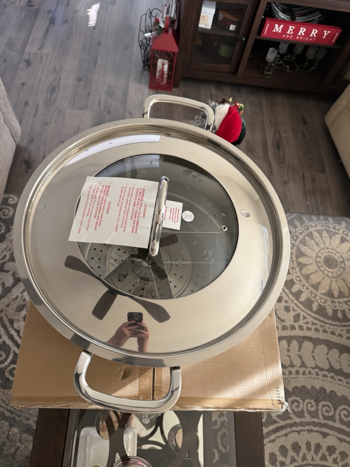 Princess House Heritage Stainless Steel Classic 32-Qt. Tamalera W/Divider #10370