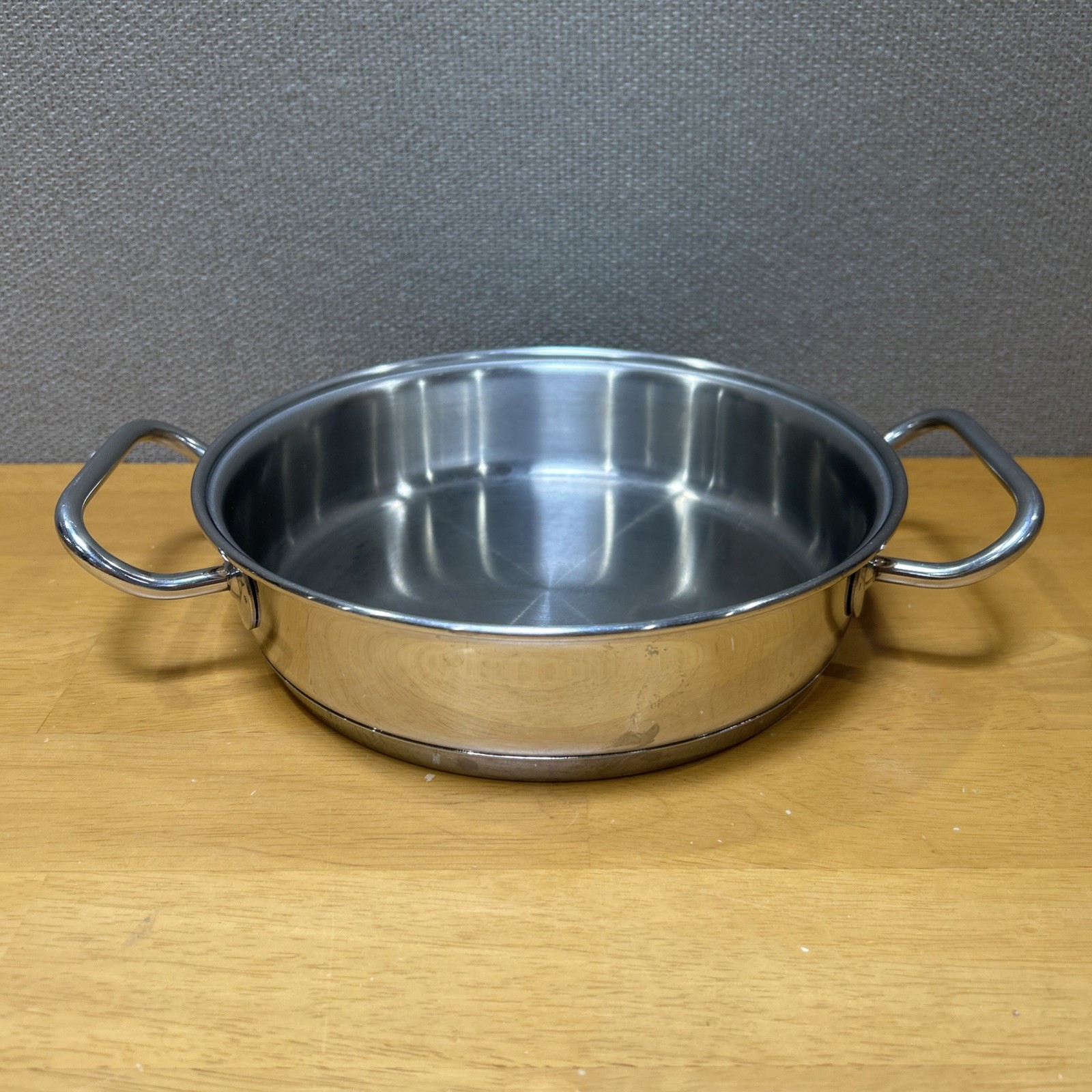 Tramontina INOX 8 3/4″ Inch 20 cm Pan 18/10 Stainless Steel Brasil Brazil Used