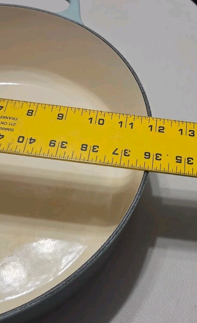 Le Creuset Enameled Cast Iron Signature Risotto Pot 6.75Qt #30 Sky Blue