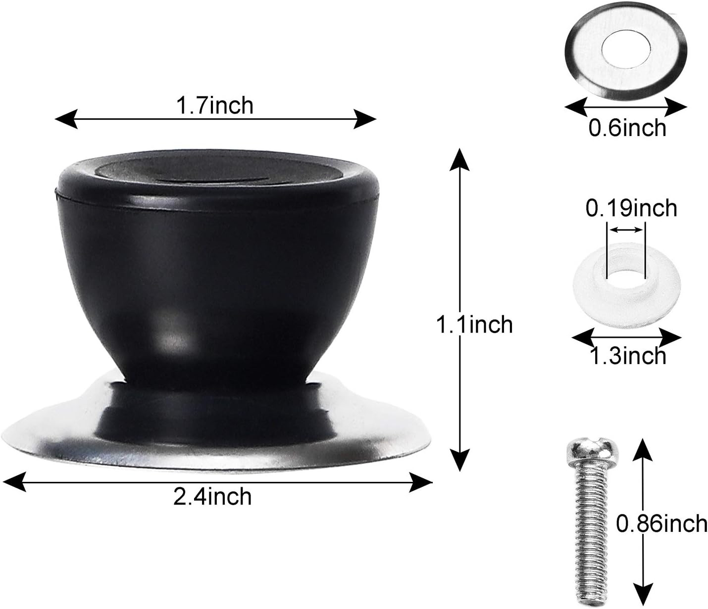 6PCS Pot Lid Knobs, Universal Kitchen Cookware Replacement Pan Lid Holding Handl
