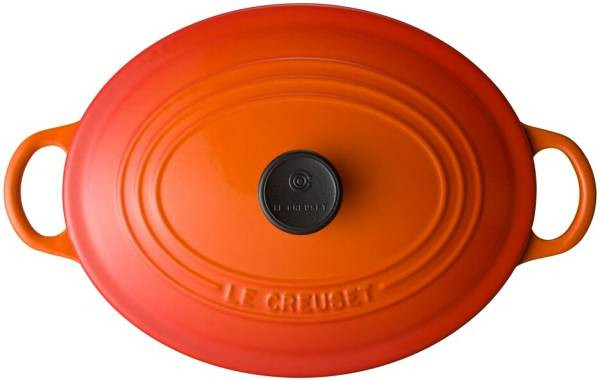 Le Creuset Cocotte Oval 23cm (9.05″) 2.6L 2.74qt Orange Cast Iron NEW