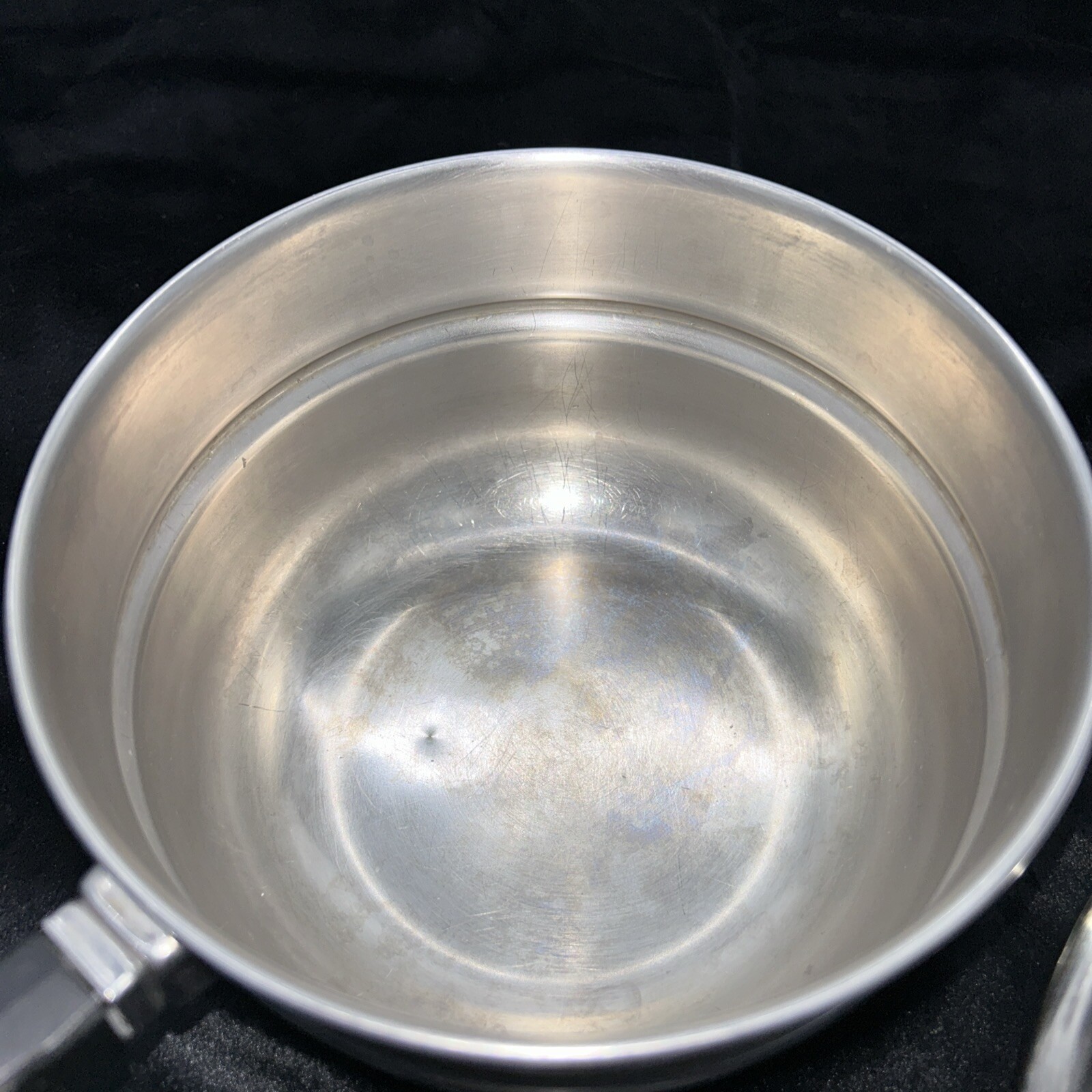 Vintage Faberware Stainless Steel Double Boiler Pot Insert Only With Lid Box 37
