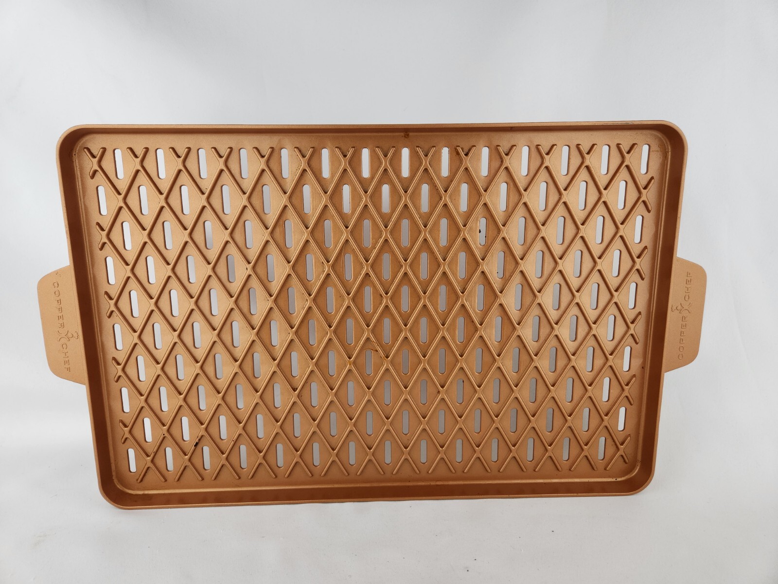 Copper Chef X- Design Barbecue Pan 12”x 18” Grill Cooking Sheet Drip Through Bbq