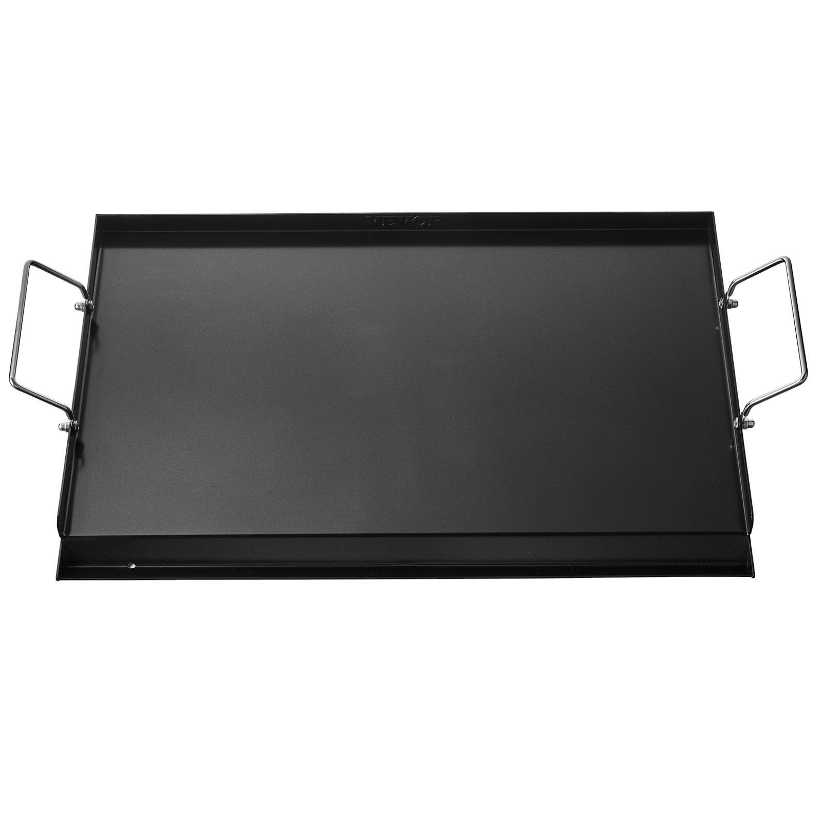 High Heat 24x16in Carbon Steel Flat Top Griddle for BBQ Grill Pan