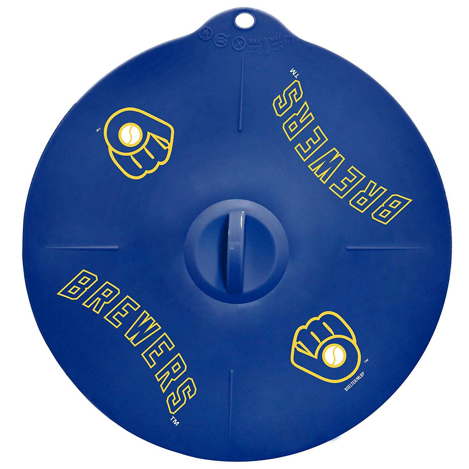 Milwaukee Brewers 9″ Silicone Lid Bakeware Cookware Microwave Safe