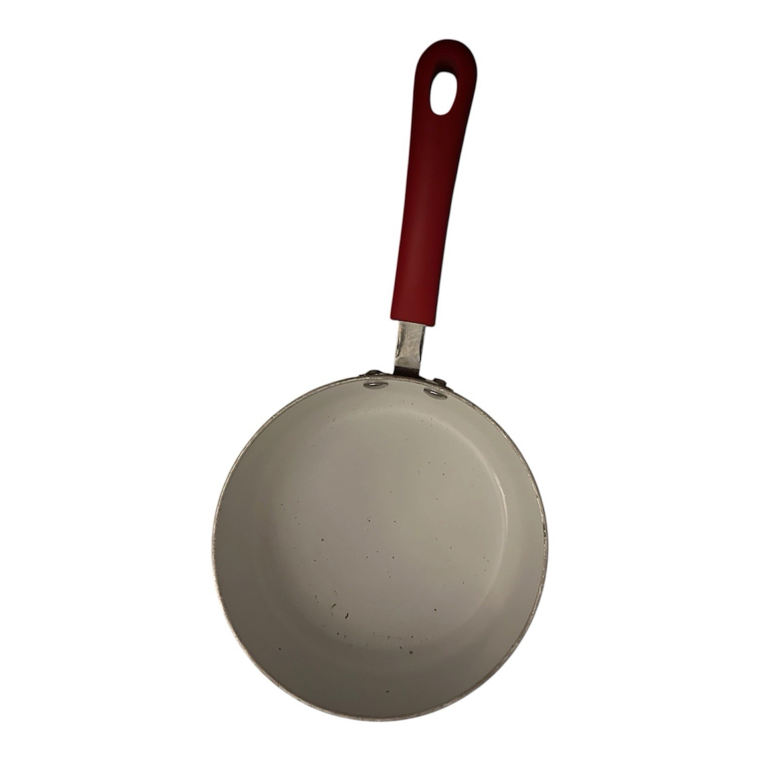 Paula Deen Signature 10 in Round Nonstick Frying Pan Skillet, Red/White