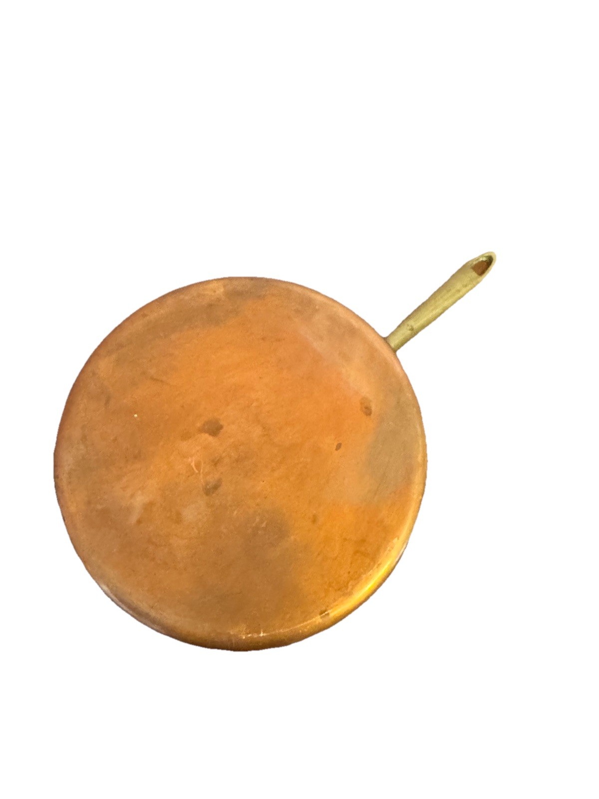 Copper Saucepan Cooking Pot w/ Long Handle, Round, Gas & Electric Compatible