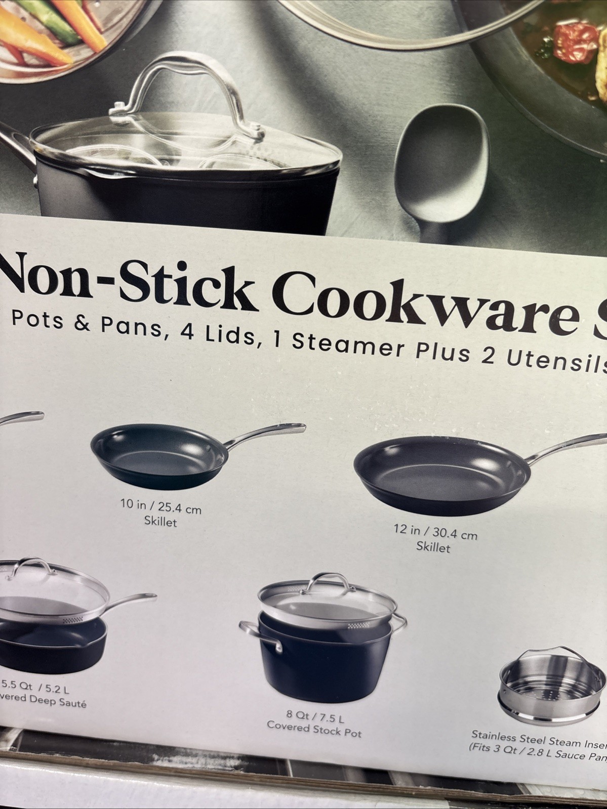 Tramontina 12-Piece Ceramic Non-Stick Pots & Pans Cookware Set