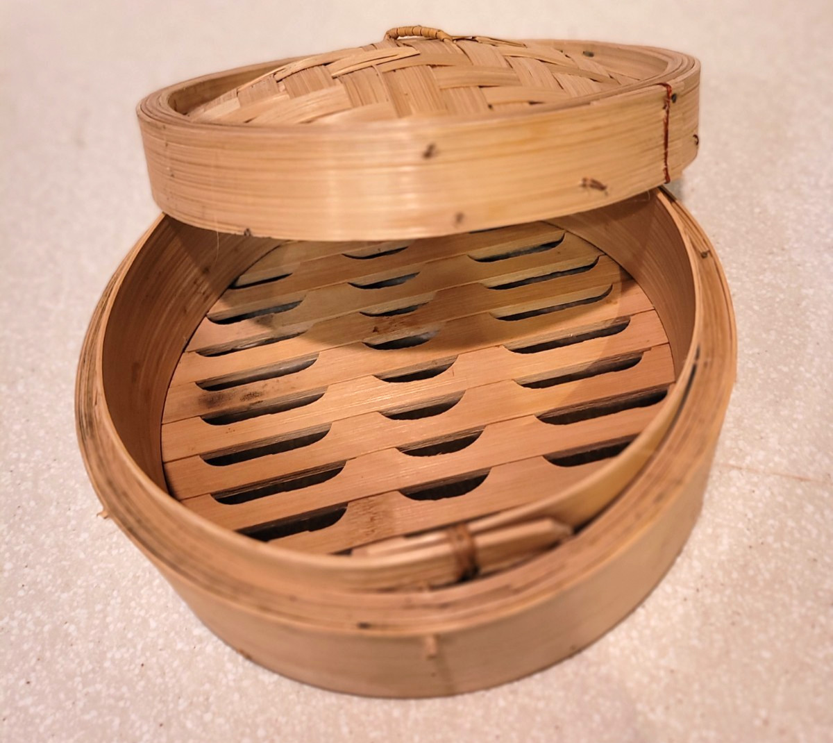 Handmade 8 inch Bamboo Steamer Basket