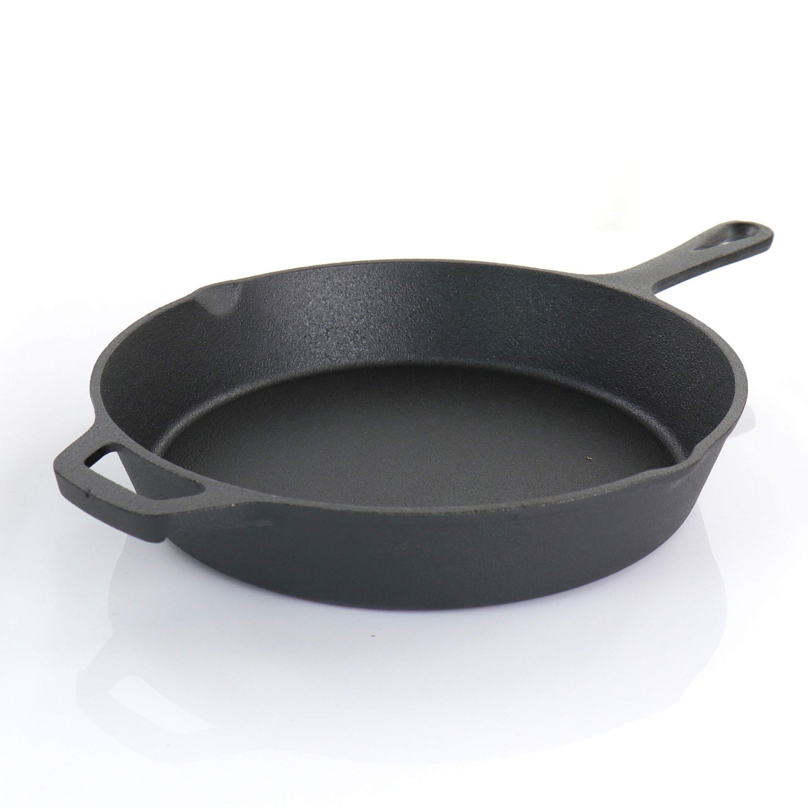 MegaChef Pre-Seasoned Cast Iron Cookware Set, 5 Piece, Black
