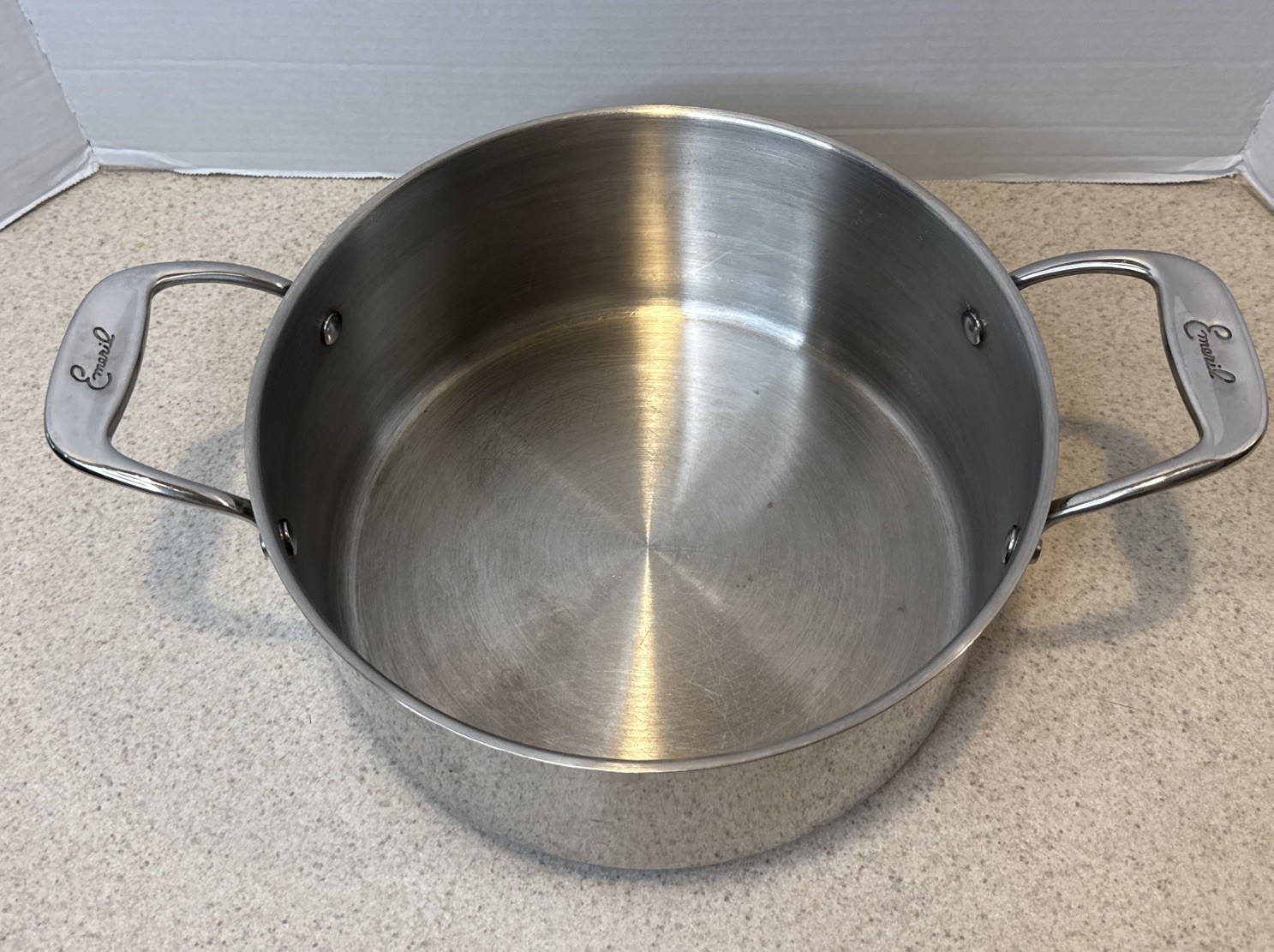 Emeril All-Clad 6 Qt Quart Stock Sauce Pot Stainless Steel No Lid