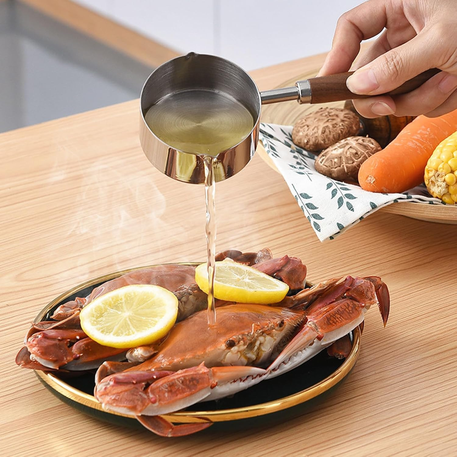 Stainless Steel Mini Saucepan Cooking Pot Chocolate Melting Pot Milk Warmer